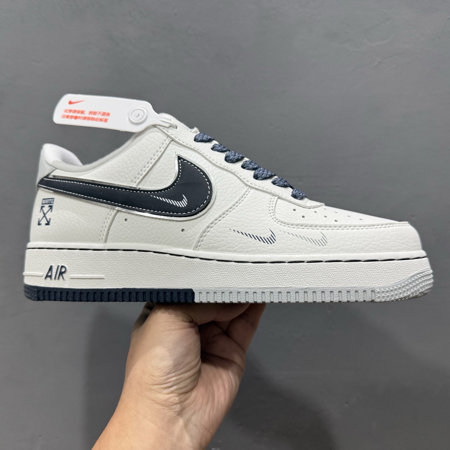 Nike Air Force 1 Low 07 x OFF-WHITE 白蓝小钩 DQ6628-158
