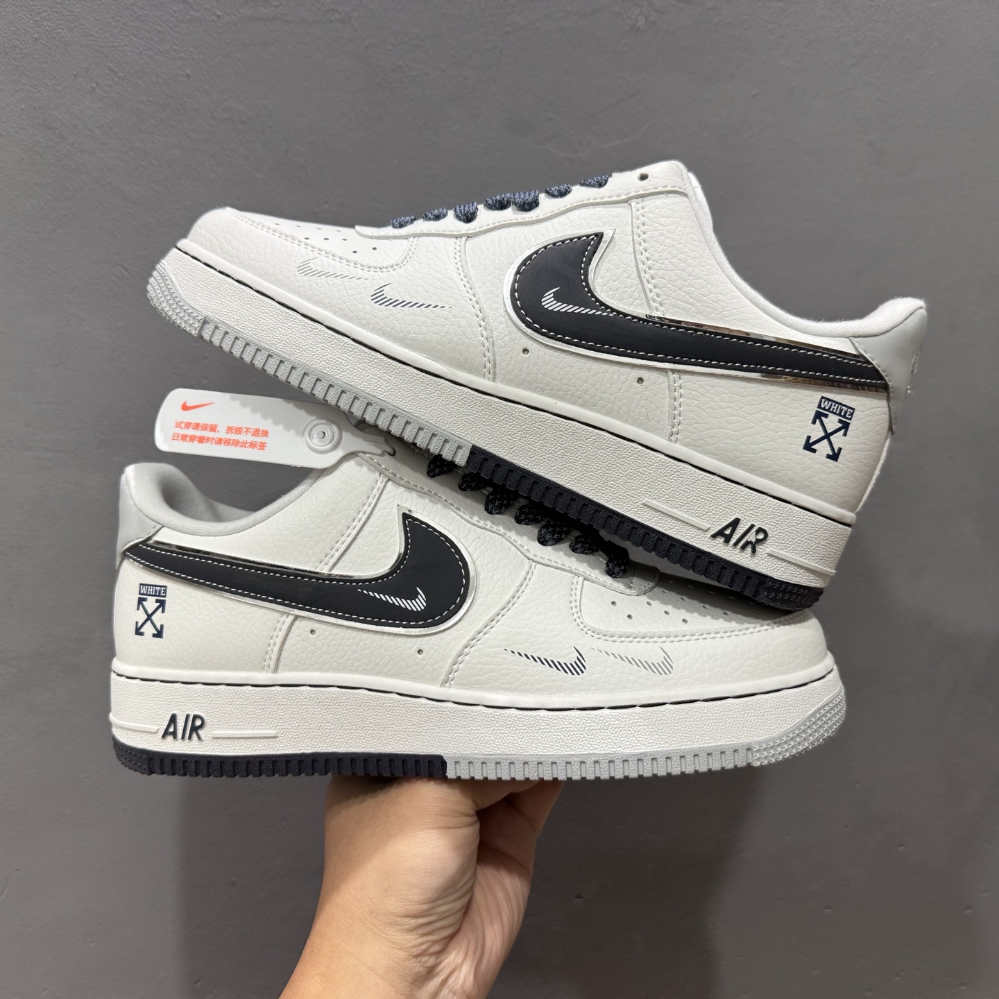Nike Air Force 1 Low 07 x OFF-WHITE 白蓝小钩 DQ6628-158