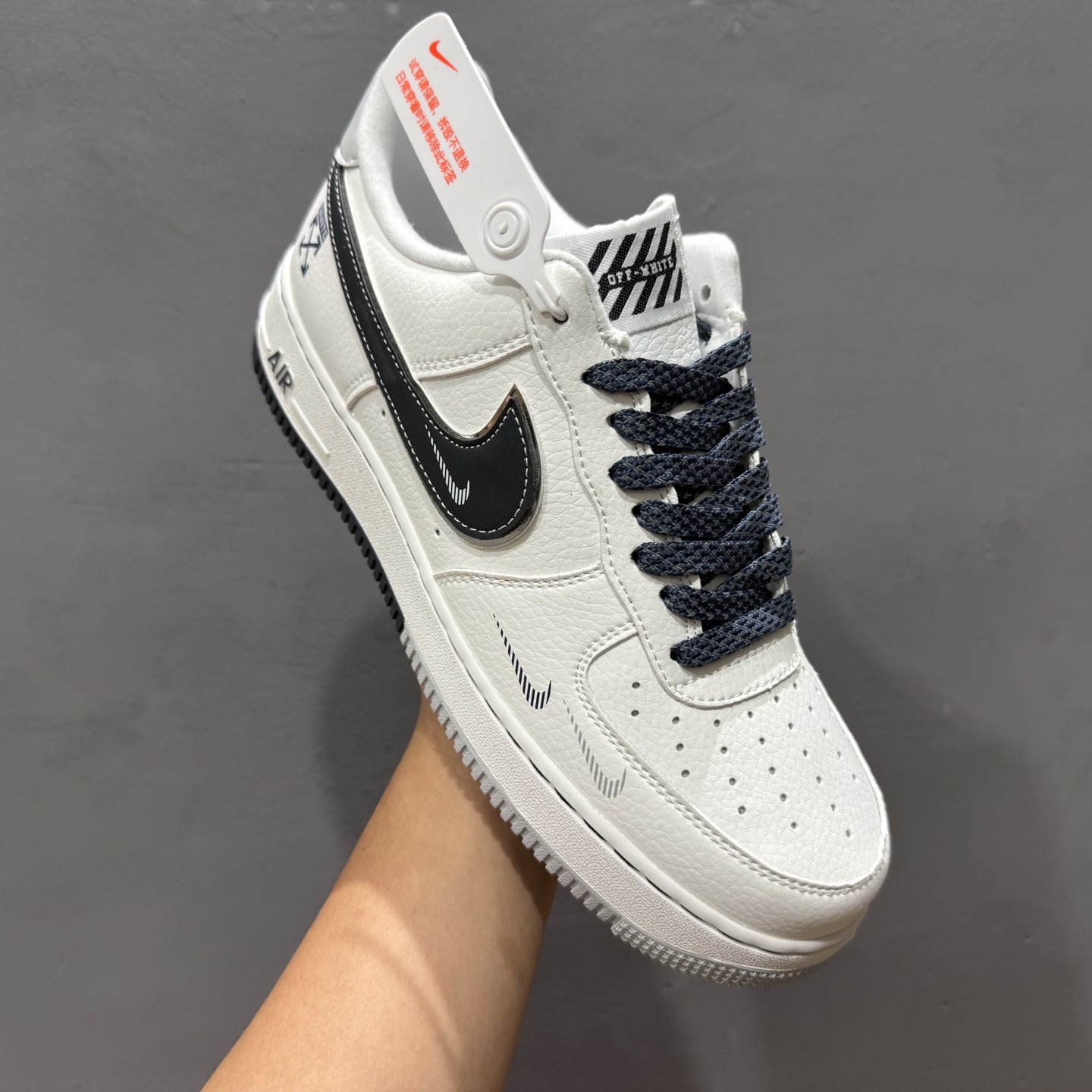 Nike Air Force 1 Low 07 x OFF-WHITE 白蓝小钩 DQ6628-158