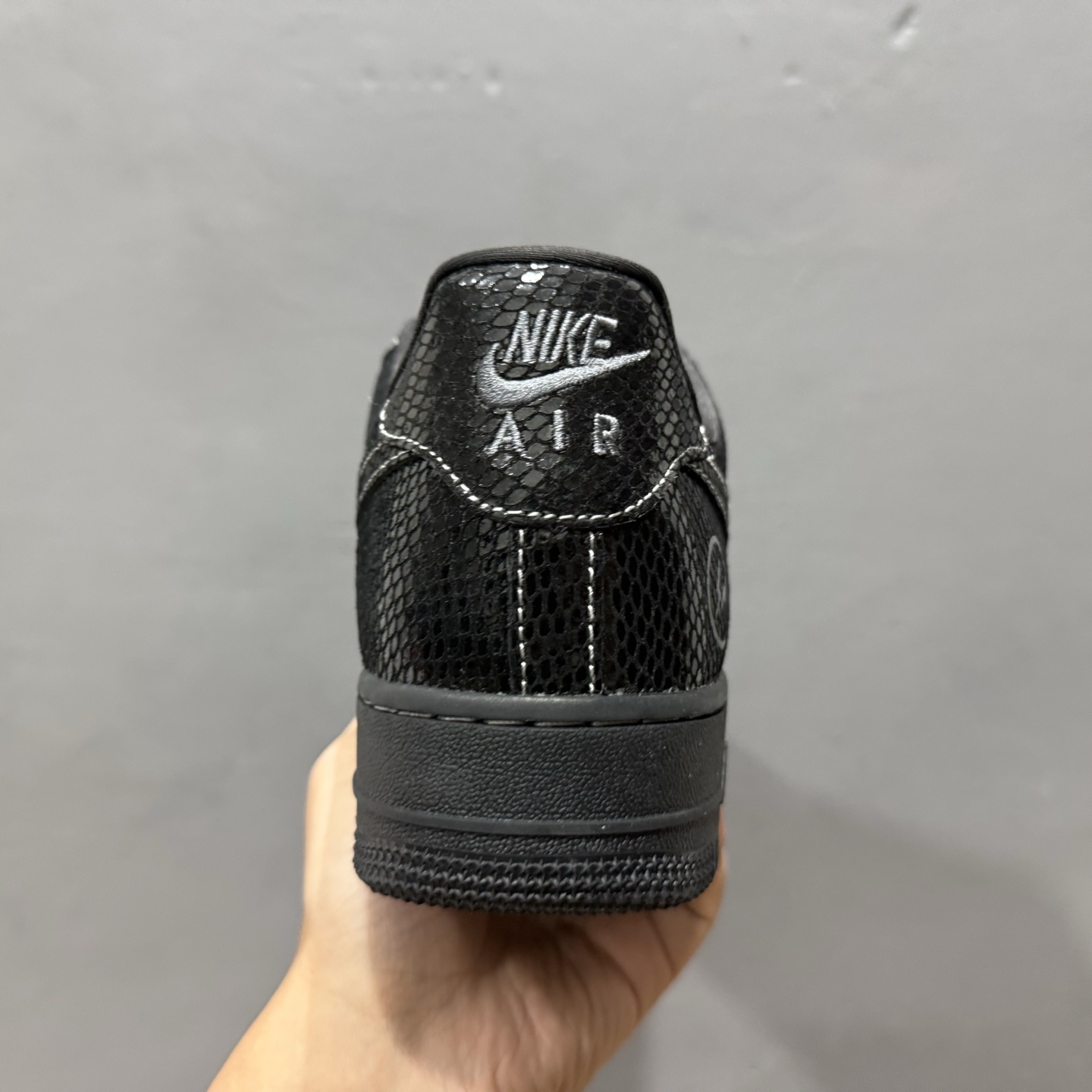 Nike Air Force 1'07 Low 闪电联名 黑蛇鳞 空军一号低帮休闲板鞋 SC9207-529