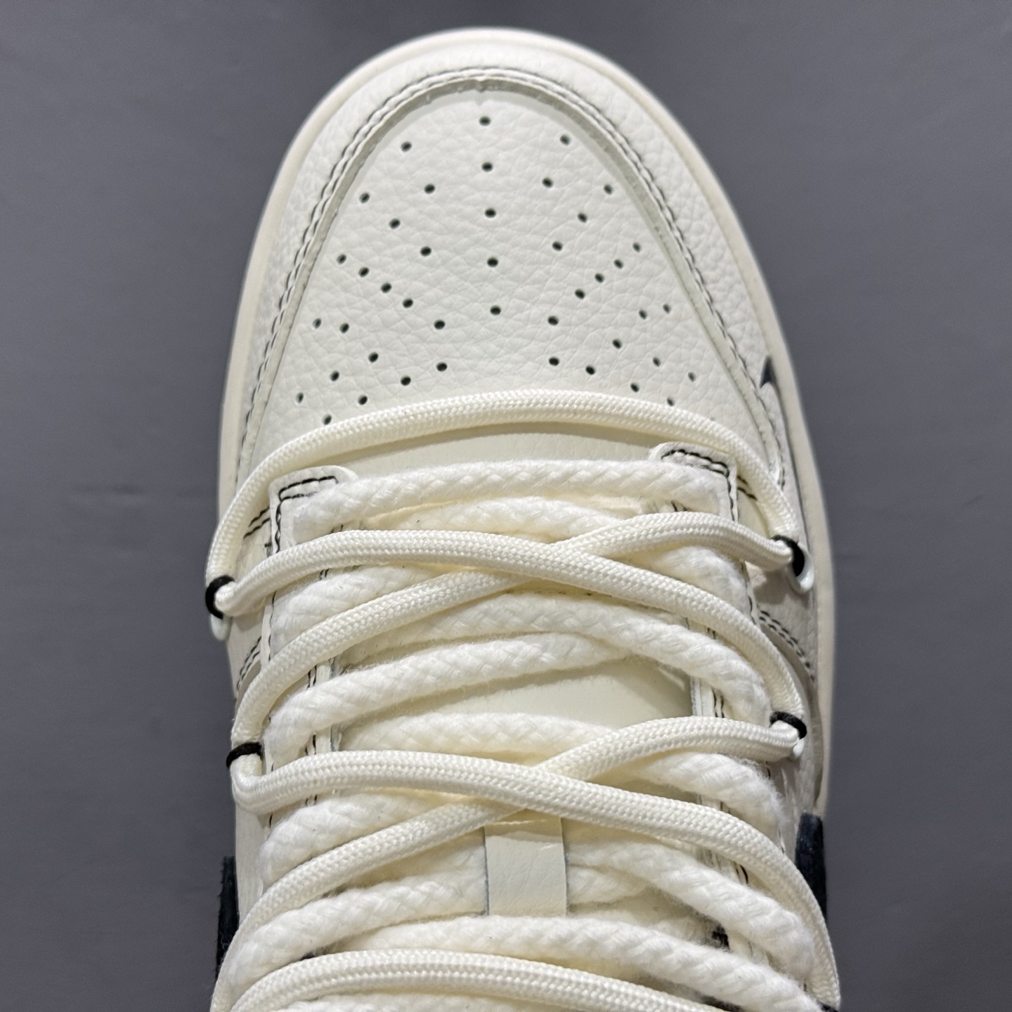 Stussy x Nike Dunk Low 绑带米白黑勾 YX5066-277