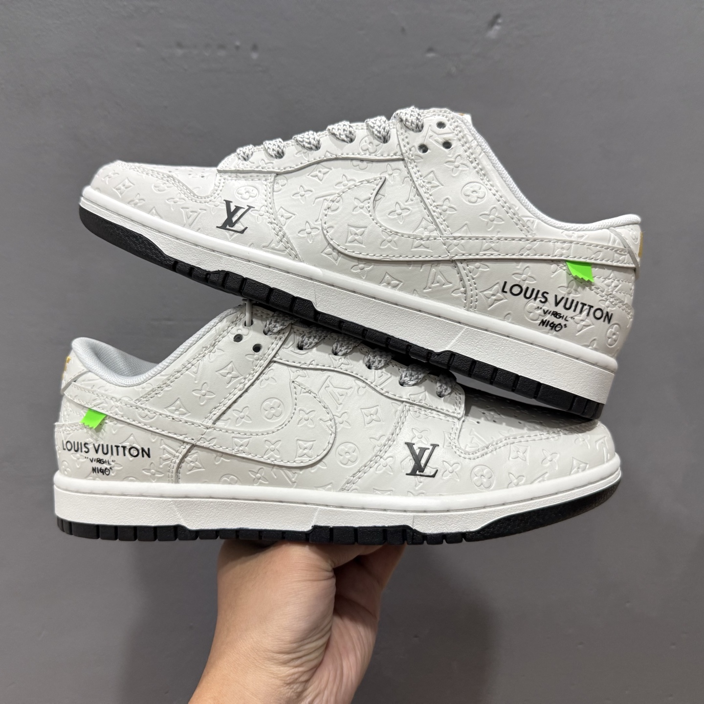 Louis Vuitton x Nike Dunk Low 黑白暗印花 XX3168-145