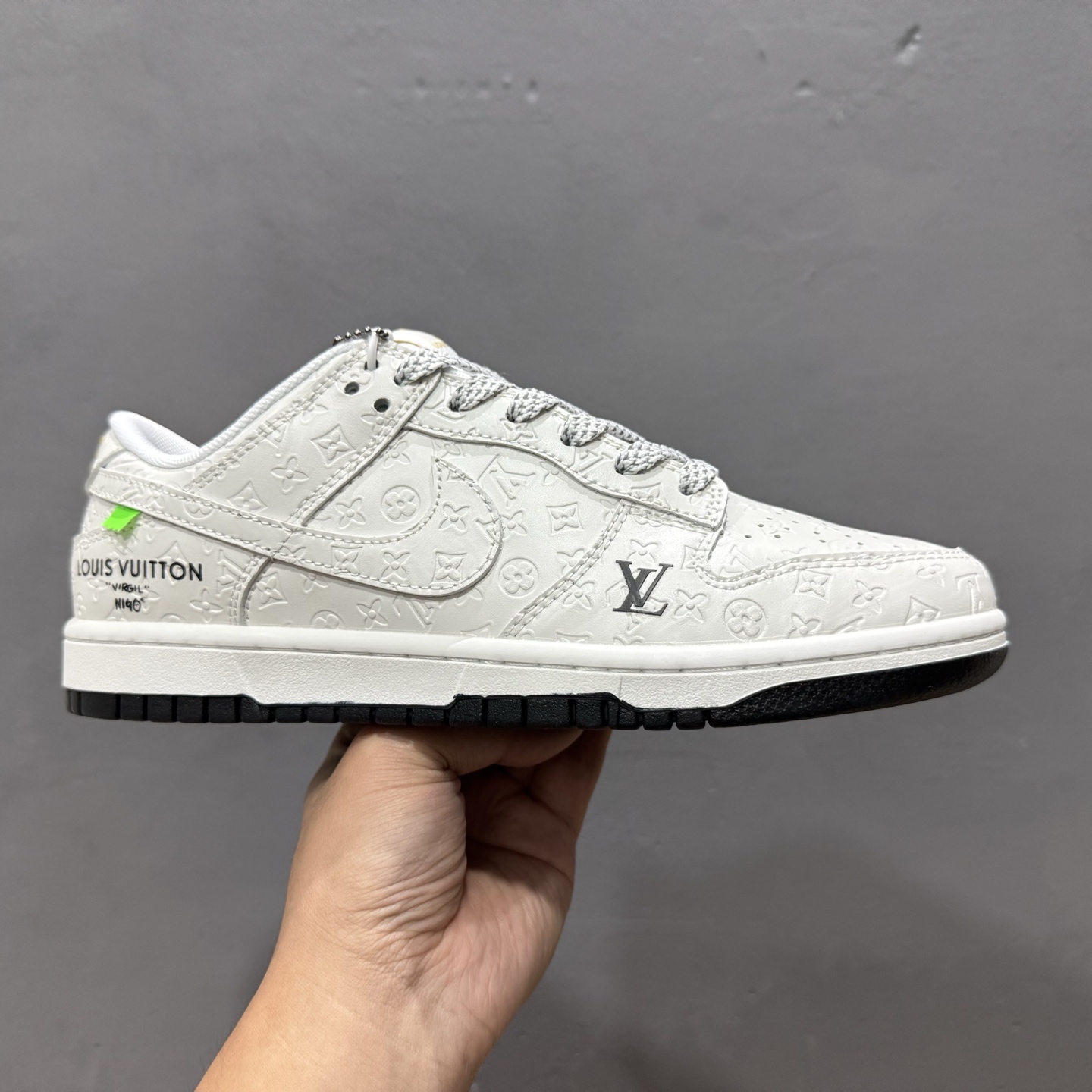 Louis Vuitton x Nike Dunk Low 黑白暗印花 XX3168-145