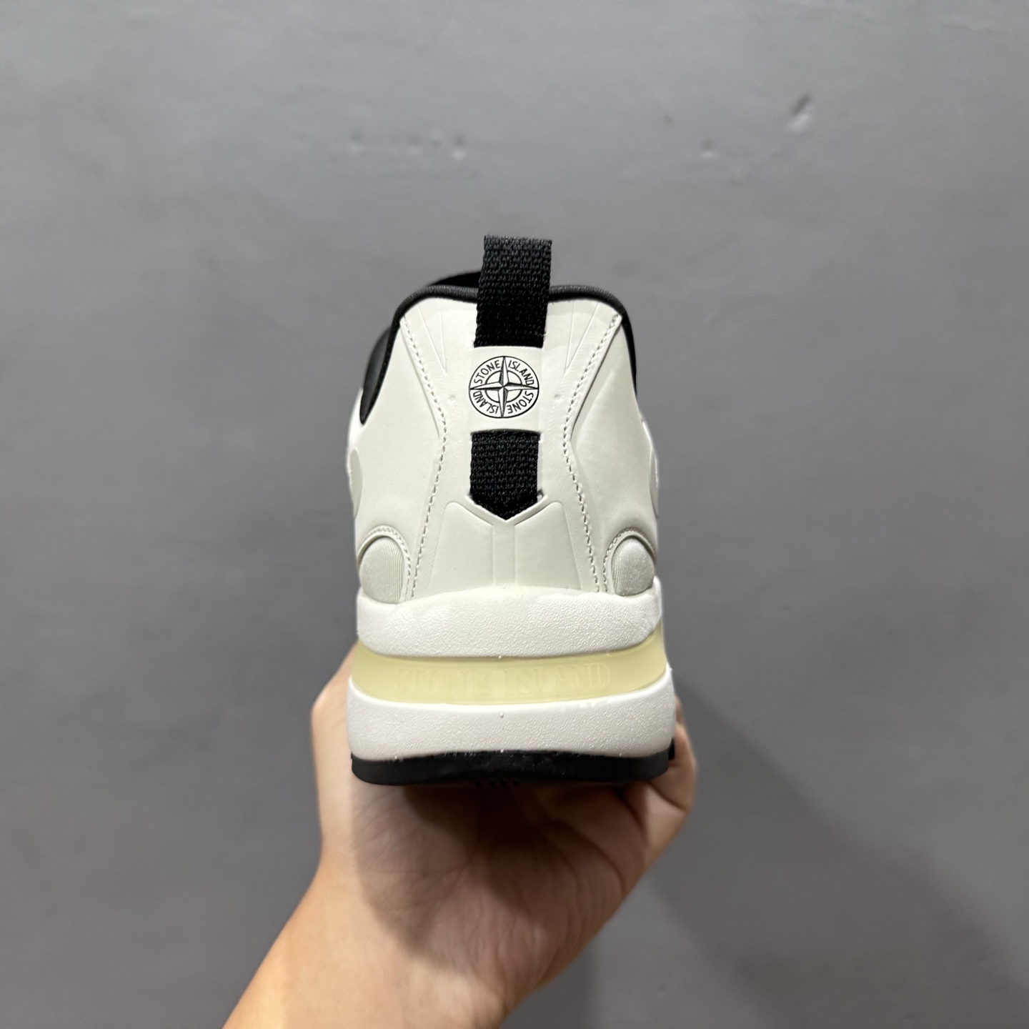 Stone Island Grime Panelled 石头岛黑褐色舒适时尚低帮生活休闲鞋