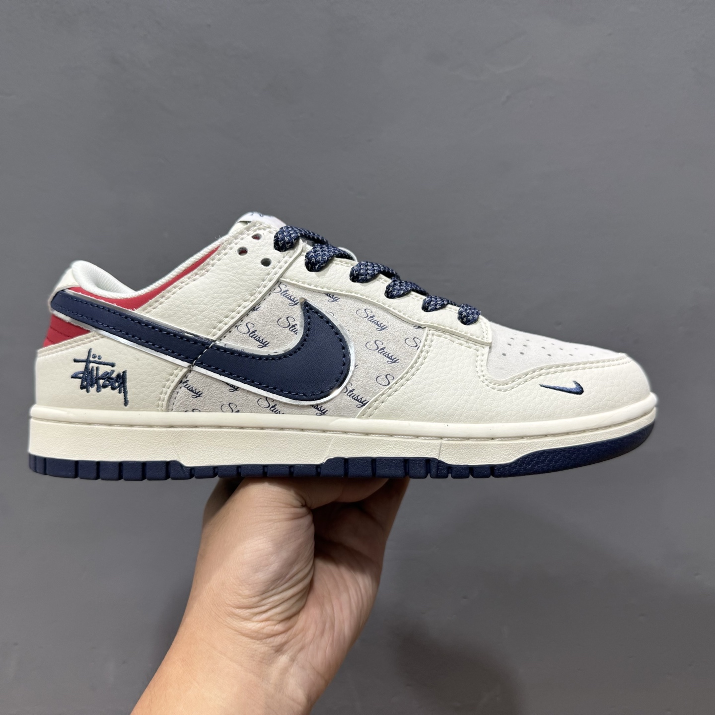 Travis Scott x Fragment Design x Air Jordan 1 Low SP AJ1 FOG联名 拼接酒红 低帮文化休闲板鞋 LD2025-358