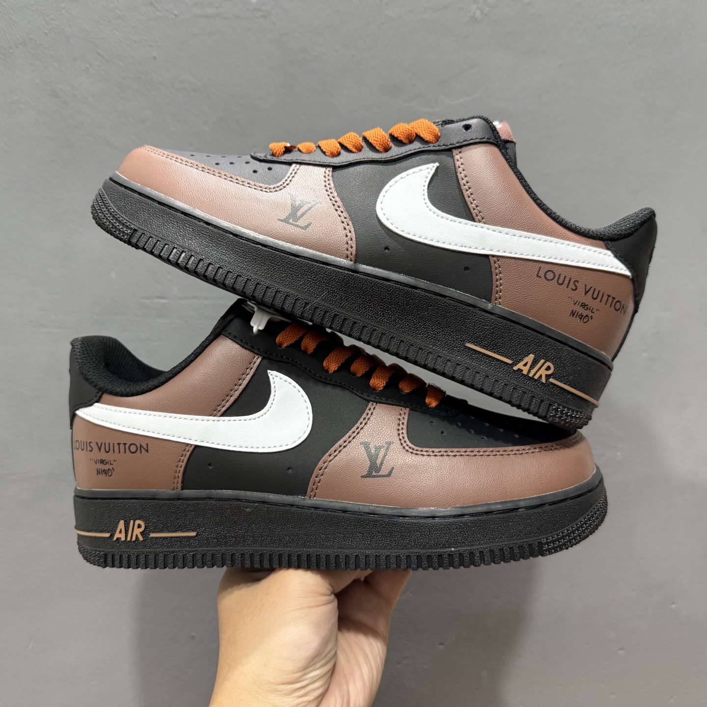 ￥260 Nike Air Force 1'07 Low LV联名 米棕暗格 空军一号低帮休闲板鞋 XS1958-552