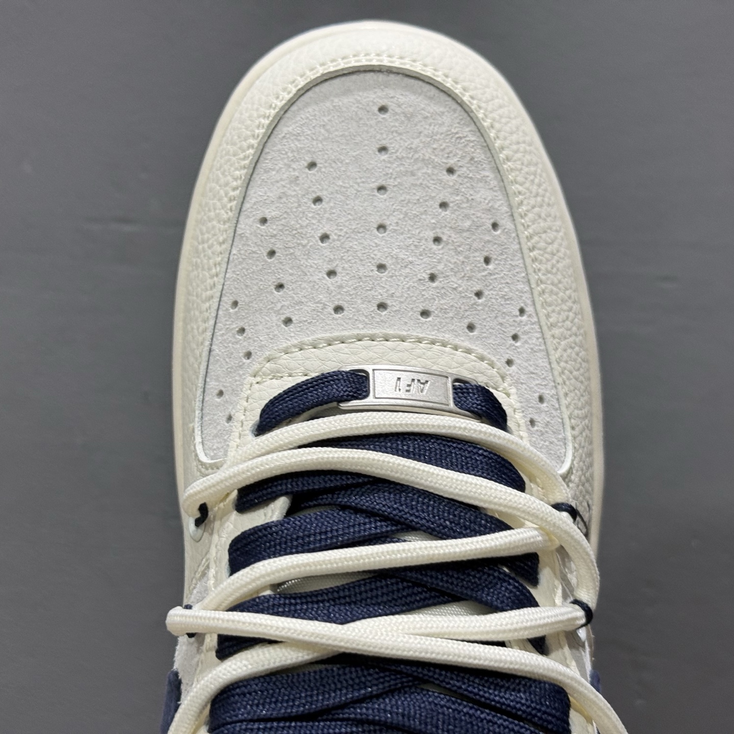Nike Air Force 1'07 Low LV联名 蓝勾抽绳 空军一号低帮休闲板鞋 DM6868-083