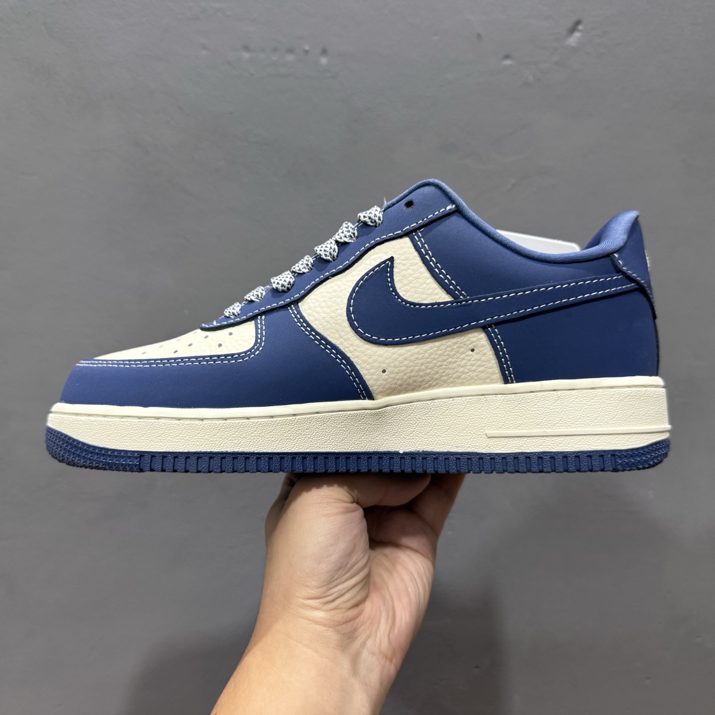 Nike Air Force 1'07 Low FOG联名 米蓝波纹 空军一号低帮休闲板鞋 KK1988-079