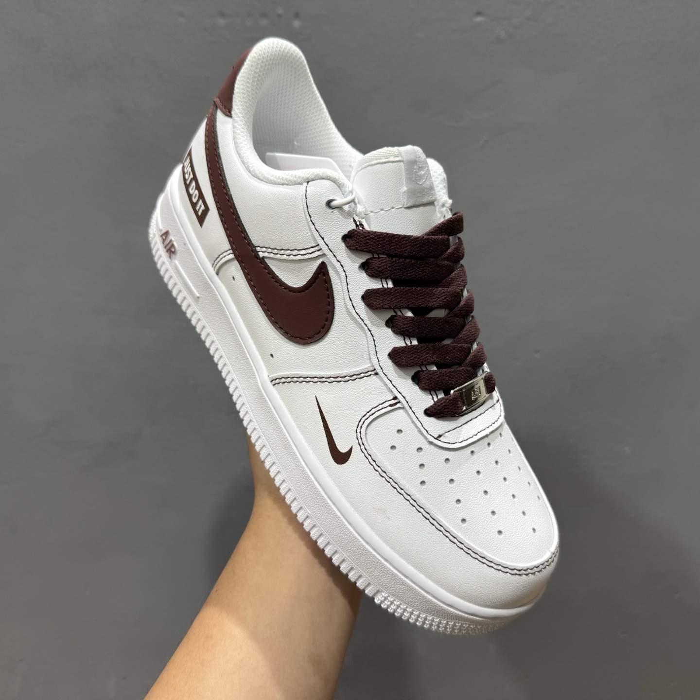 独家实拍Nike Air Force 1‘07 Low Just联名 空军一号低帮休闲板鞋 CW2288-027