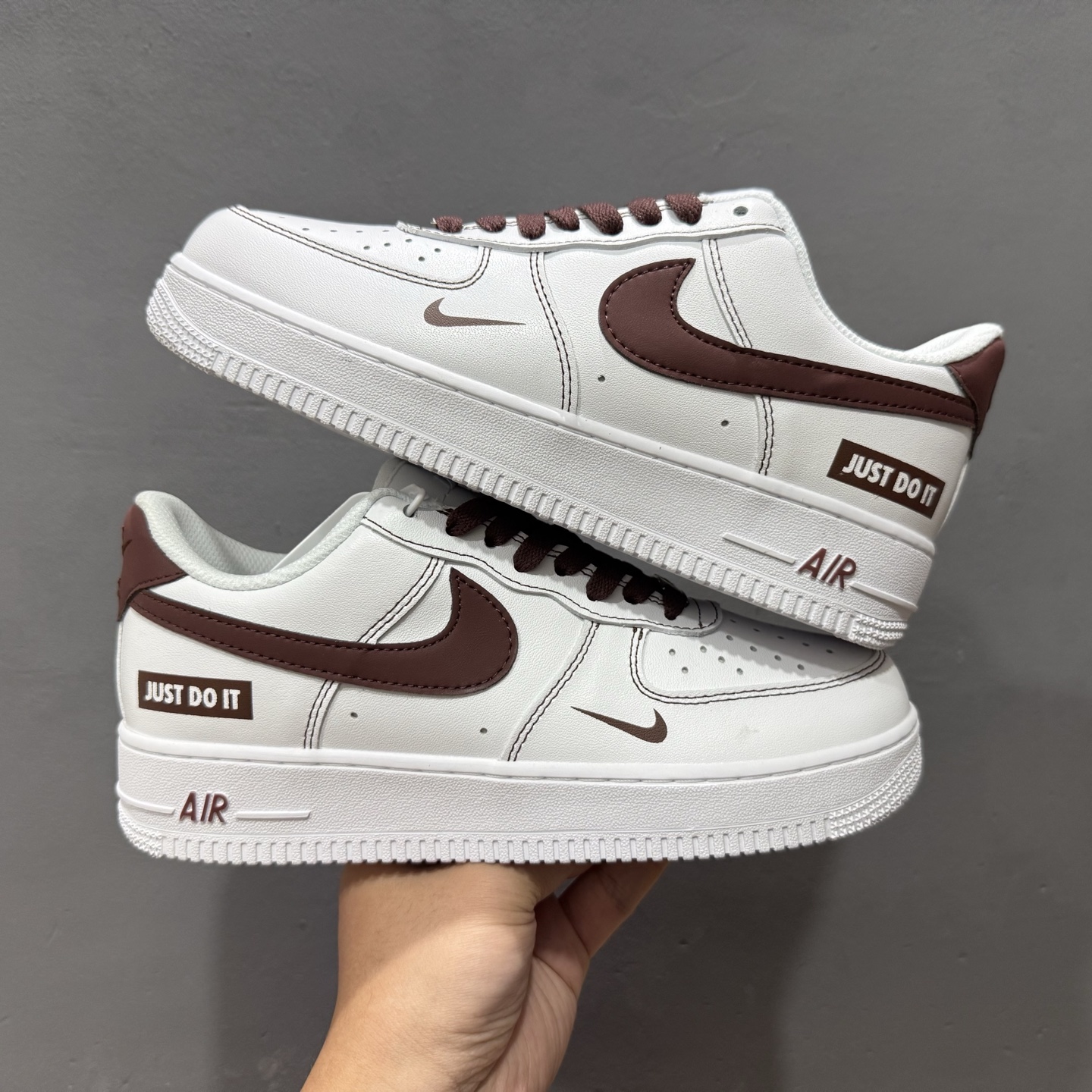 独家实拍Nike Air Force 1‘07 Low Just联名 空军一号低帮休闲板鞋 CW2288-027