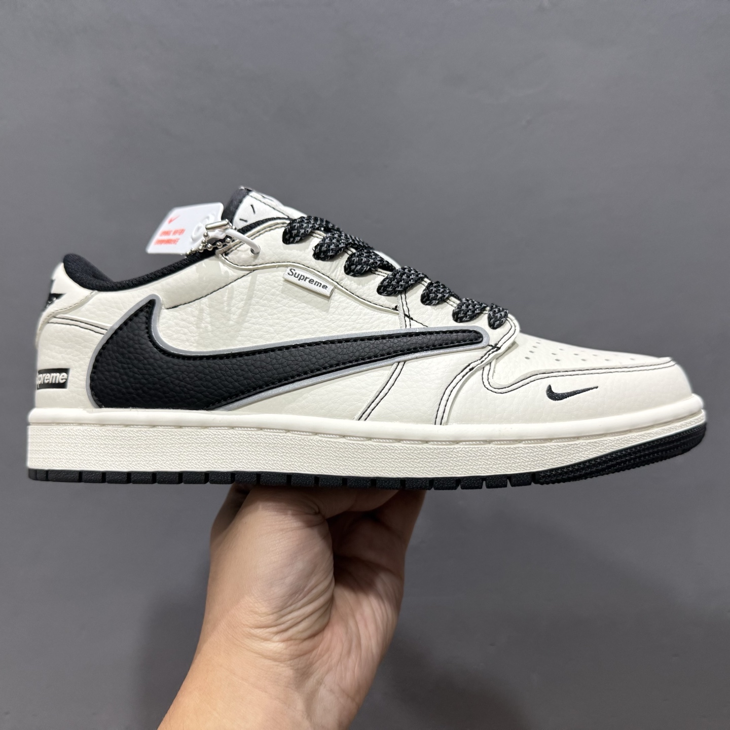 Travis Scott x Fragment Design x Air Jordan 1 Low SP AJ1联名款 低帮文化休闲板鞋 DH0223-311