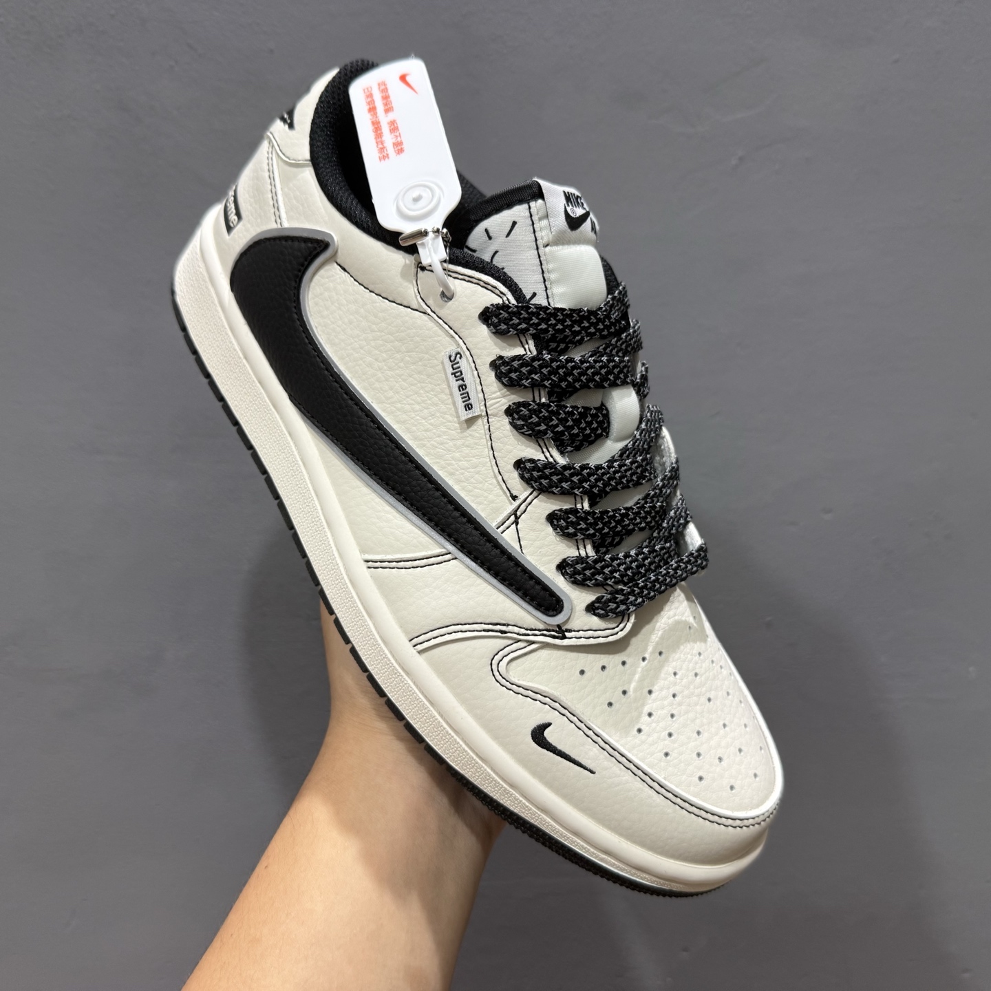Travis Scott x Fragment Design x Air Jordan 1 Low SP AJ1联名款 低帮文化休闲板鞋 DH0223-311
