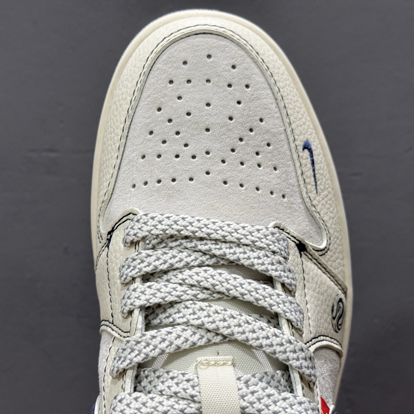 Air Jordan 1 Low AJ1 乔1 蛇年限定 蓝勾织布 高端定制 低帮复古篮球鞋 YX5066-316