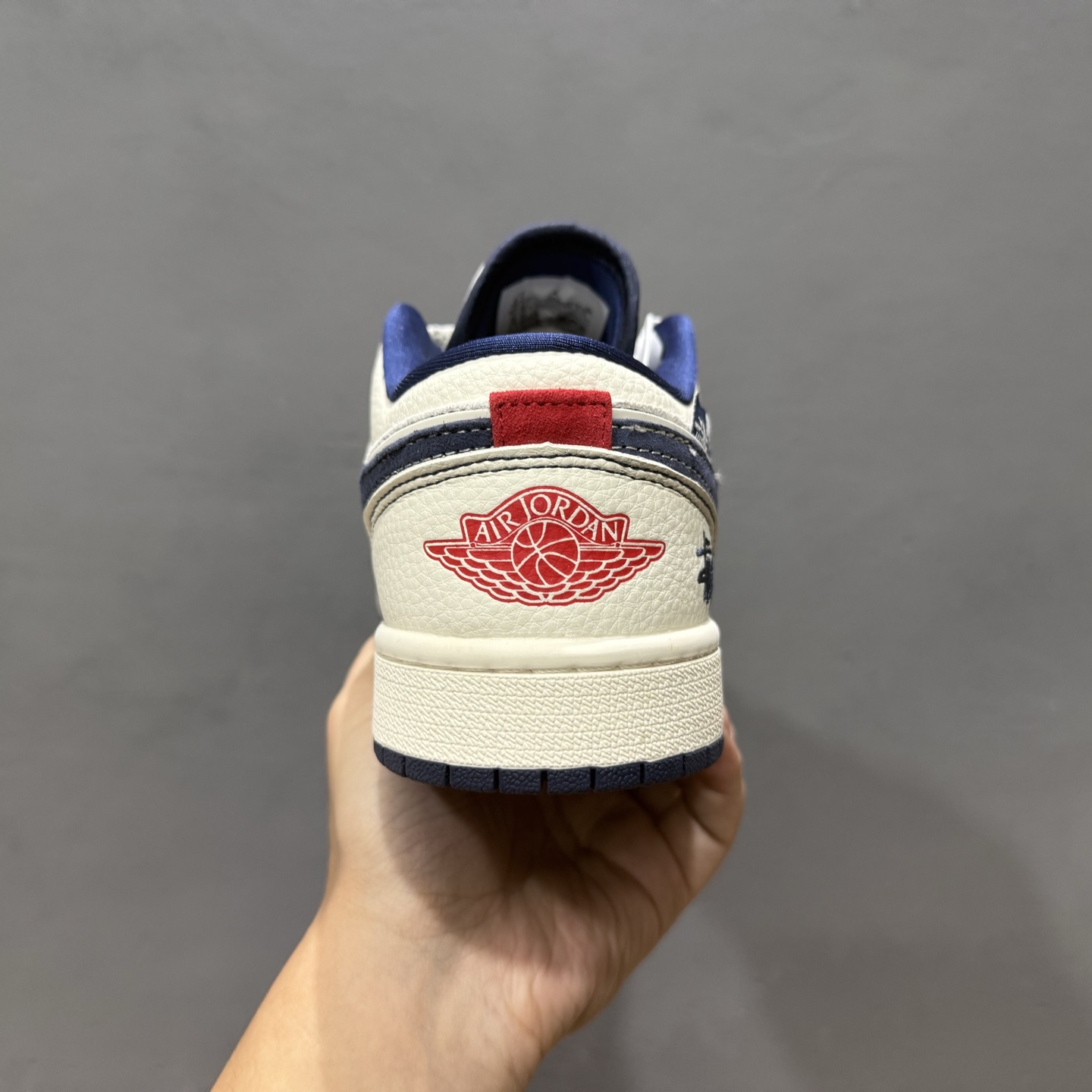 Air Jordan 1 Low AJ1 乔1 蛇年限定 蓝勾织布 高端定制 低帮复古篮球鞋 YX5066-316