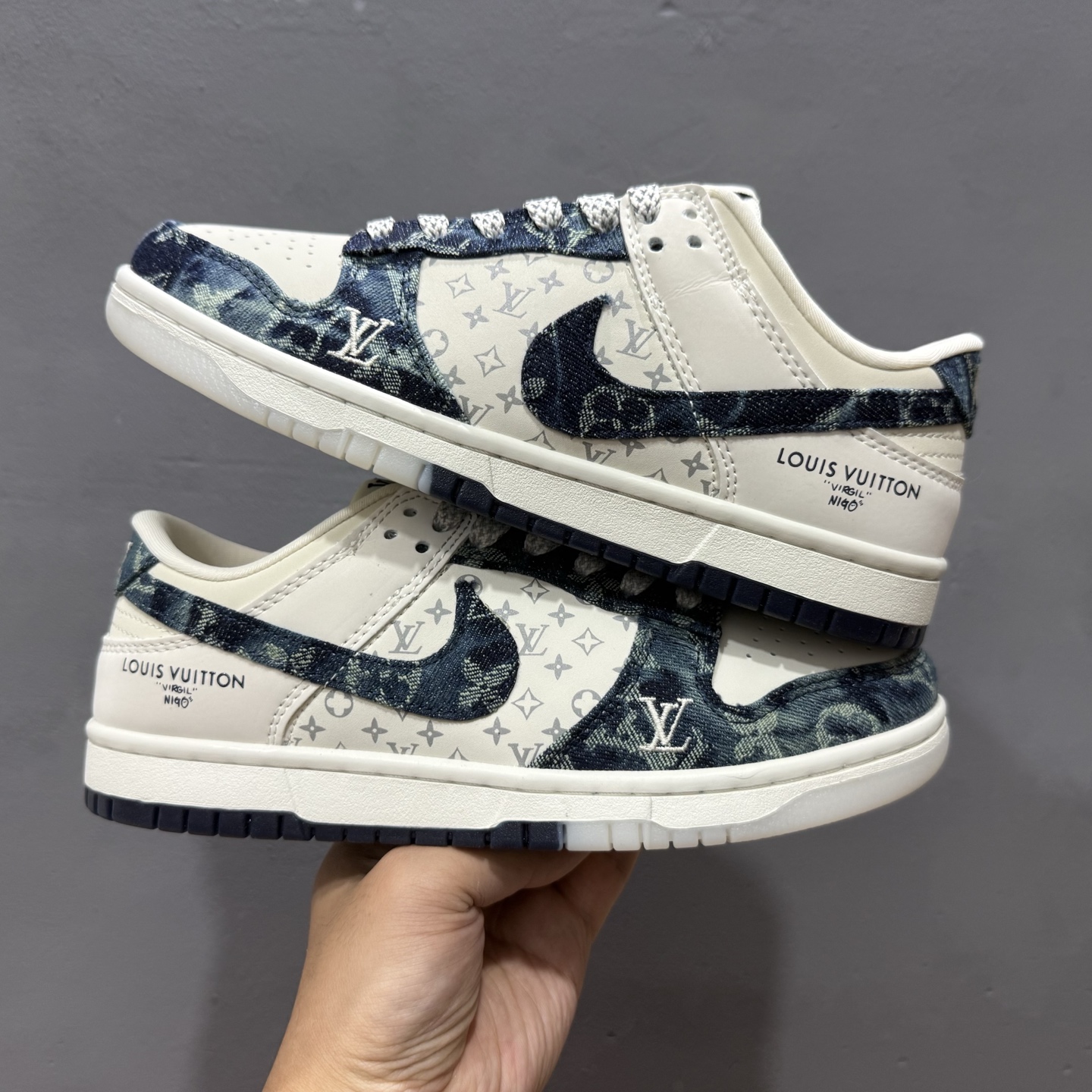 Nike SB Dunk Low LV联名 深蓝牛仔 低帮休闲板鞋 CH8311-288