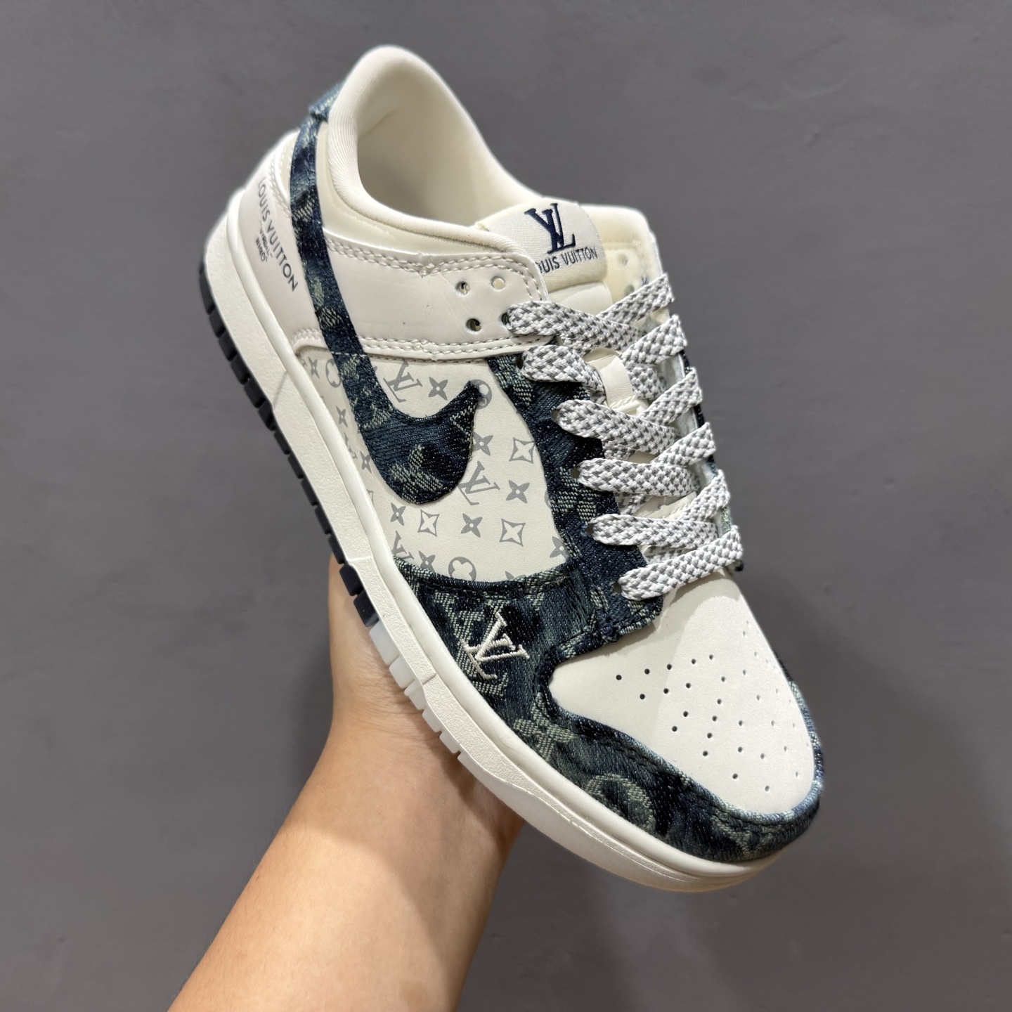 Nike SB Dunk Low LV联名 深蓝牛仔 低帮休闲板鞋 CH8311-288