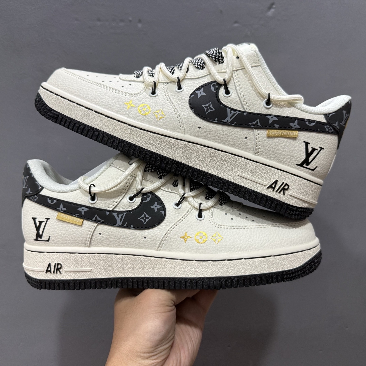 Nike Air Force 1'07 Low LV联名 蓝勾抽绳 空军一号低帮休闲板鞋 DM6868-061