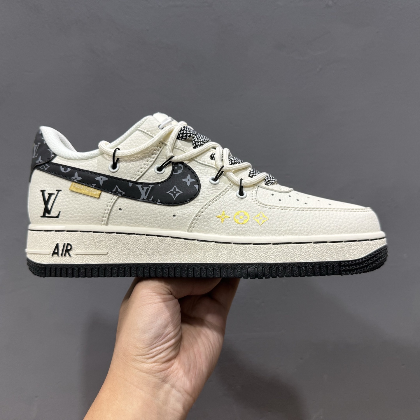 Nike Air Force 1’07 Low LV联名 蓝勾抽绳 空军一号低帮休闲板鞋 DM6868-061