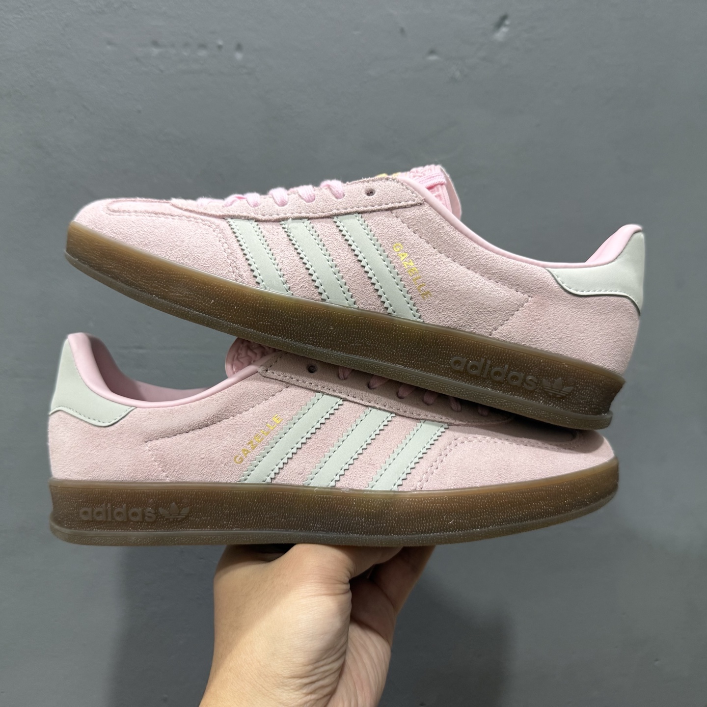 版纯原 Ad Originals Gazelle Indoor 三叶草厚底休闲防滑耐磨 低帮板鞋 JI2716