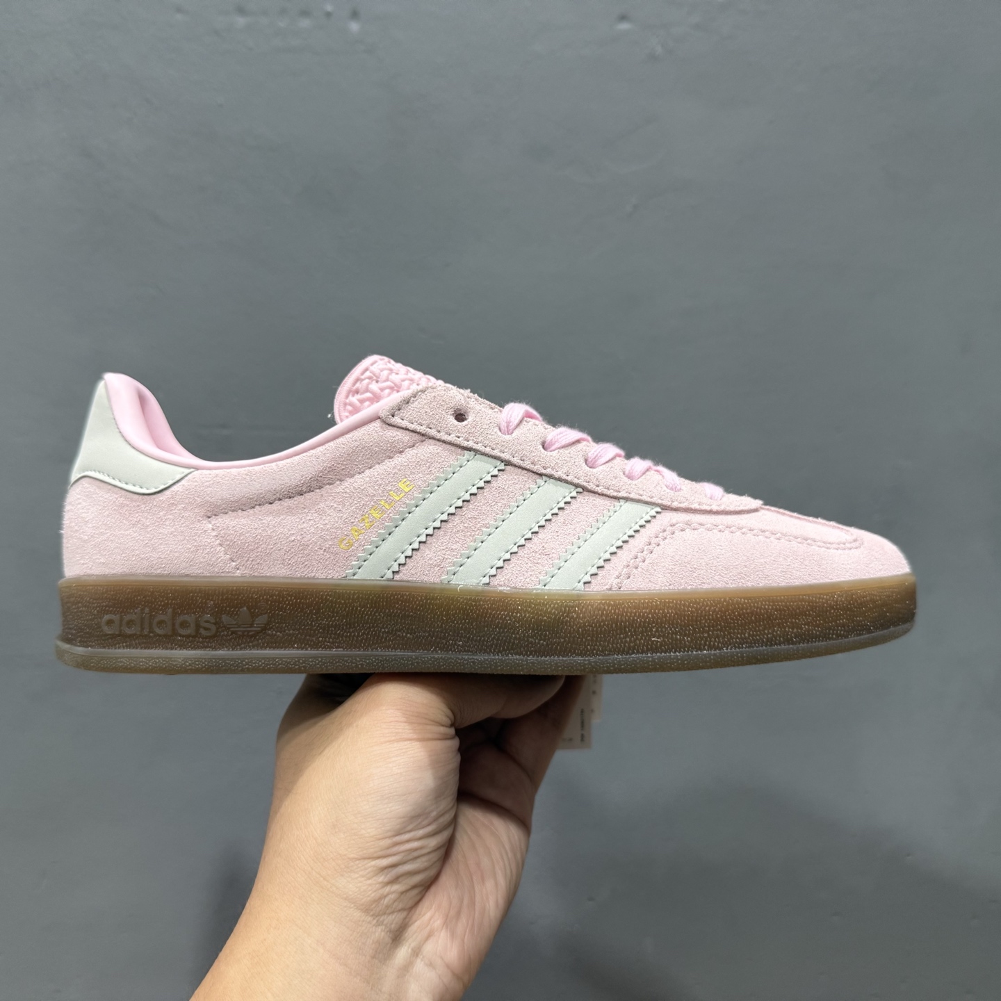 版纯原 Ad Originals Gazelle Indoor 三叶草厚底休闲防滑耐磨 低帮板鞋 JI2716