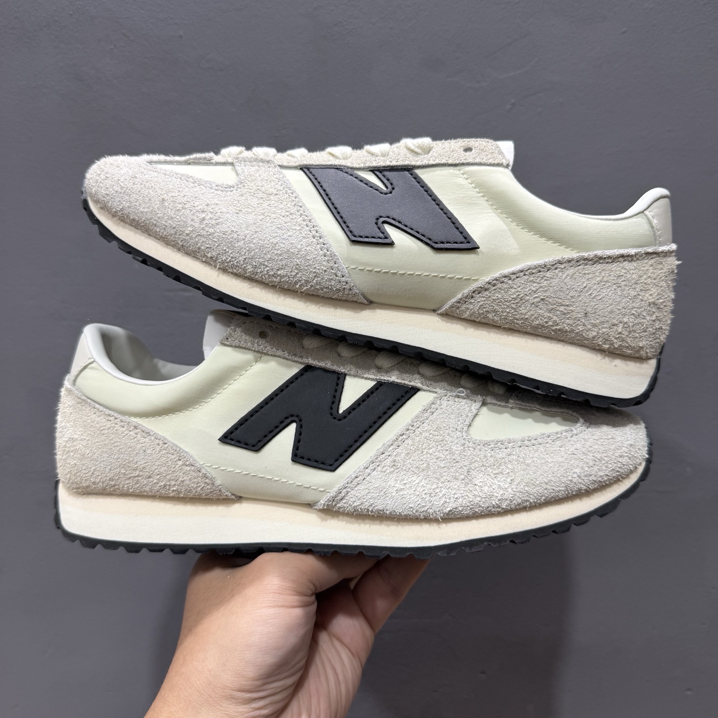 New Balance NB471系列织物牛剖层革生活休闲鞋 U471AM