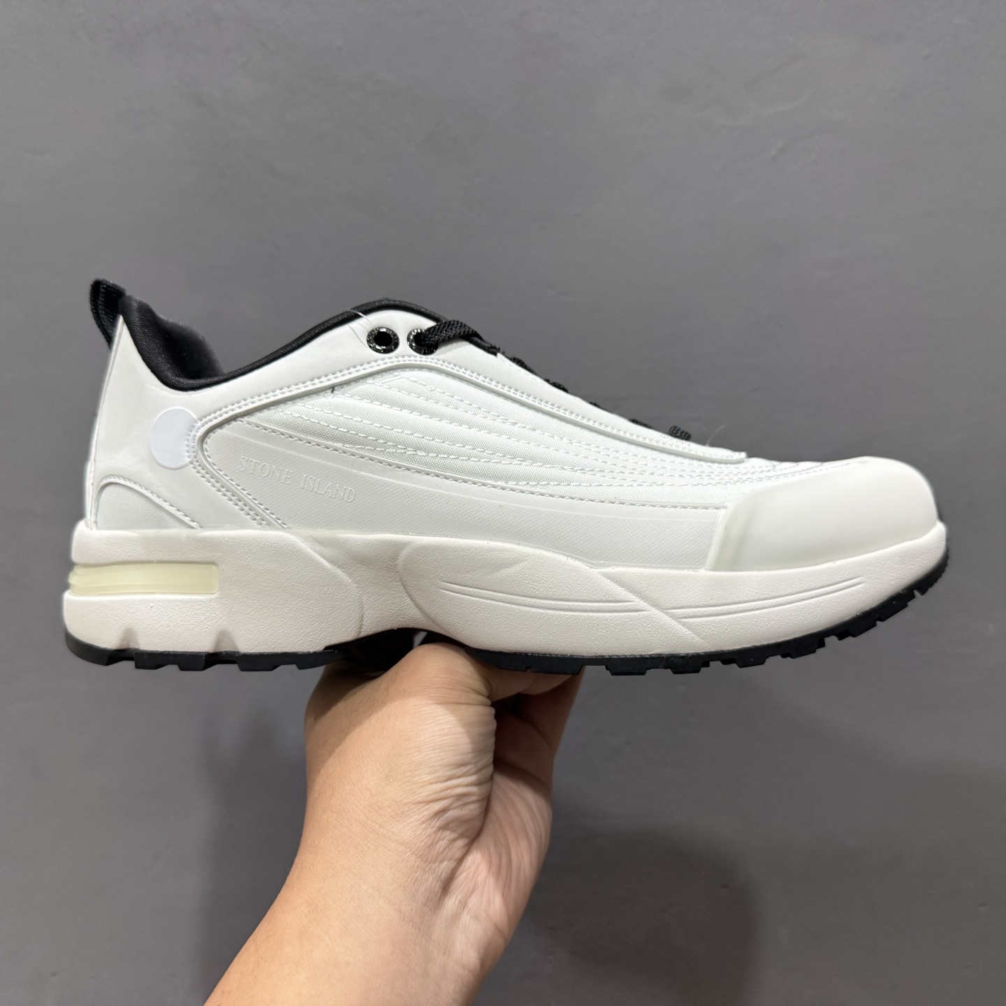 Stone Island Grime Panelled 石头岛舒适时尚低帮生活休闲鞋