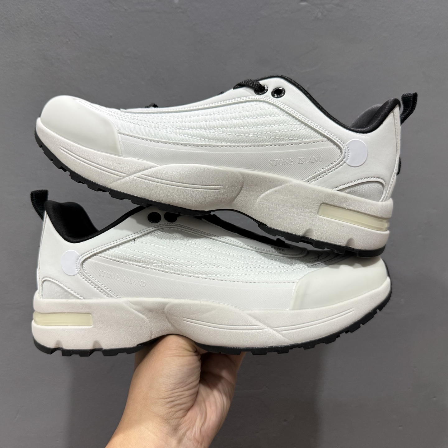 Stone Island Grime Panelled 石头岛舒适时尚低帮生活休闲鞋