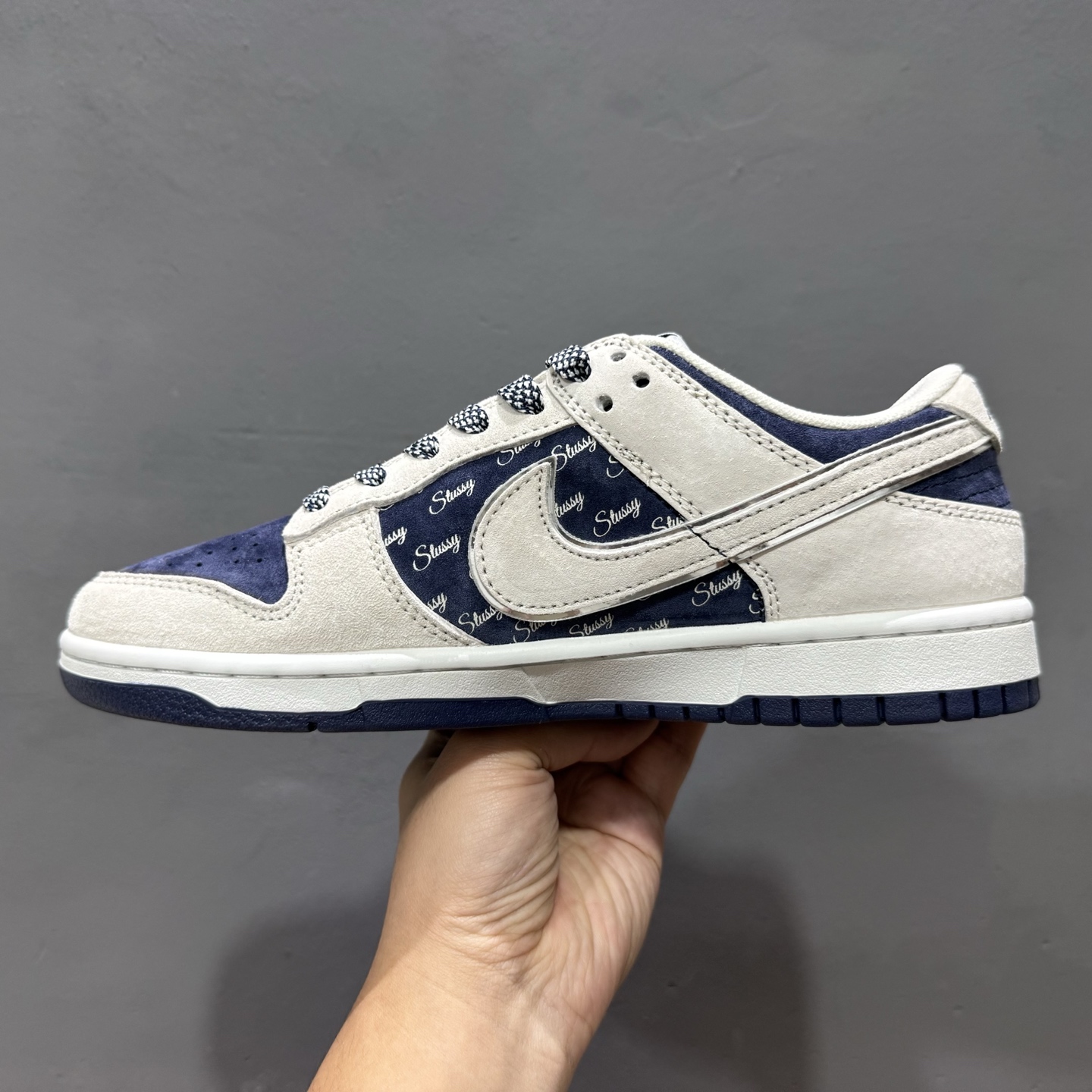 XC版 Nike SB Dunk Low x Stussy 斯图西联名-灰蓝 XX2025-528