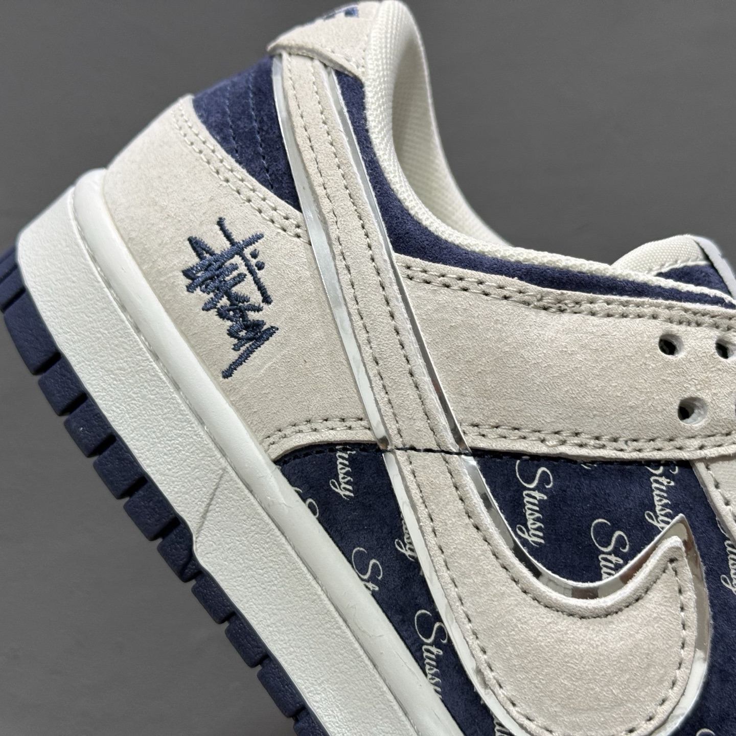 XC版 Nike SB Dunk Low x Stussy 斯图西联名-灰蓝 XX2025-528