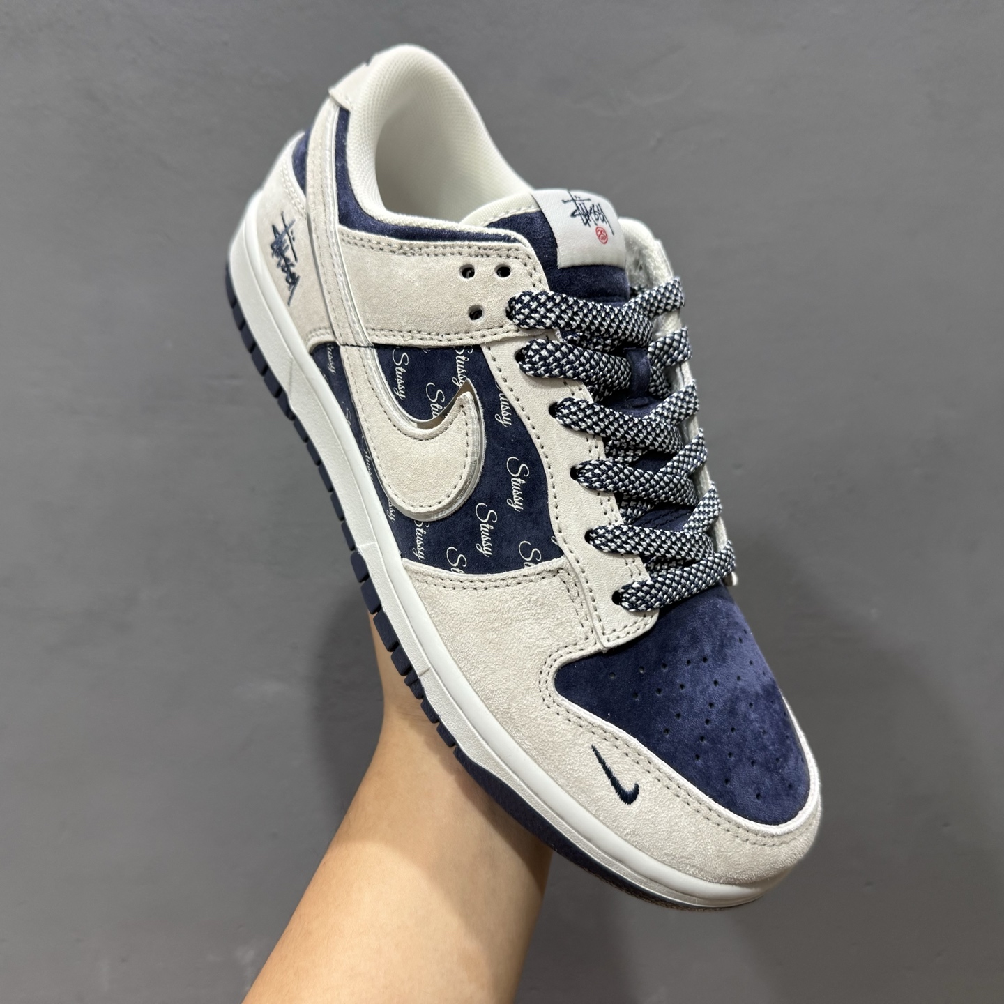 XC版 Nike SB Dunk Low x Stussy 斯图西联名-灰蓝 XX2025-528