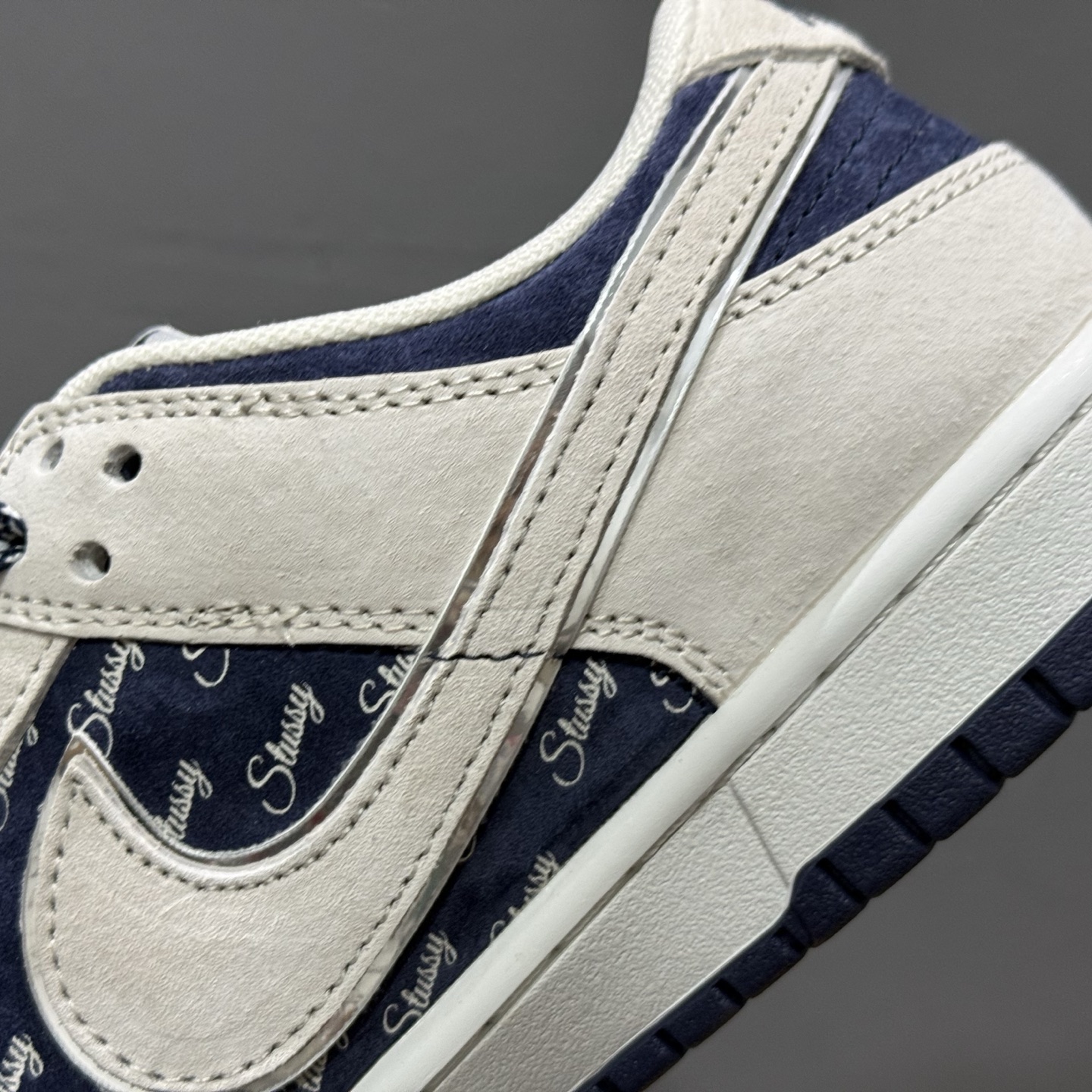 XC版 Nike SB Dunk Low x Stussy 斯图西联名-灰蓝 XX2025-528