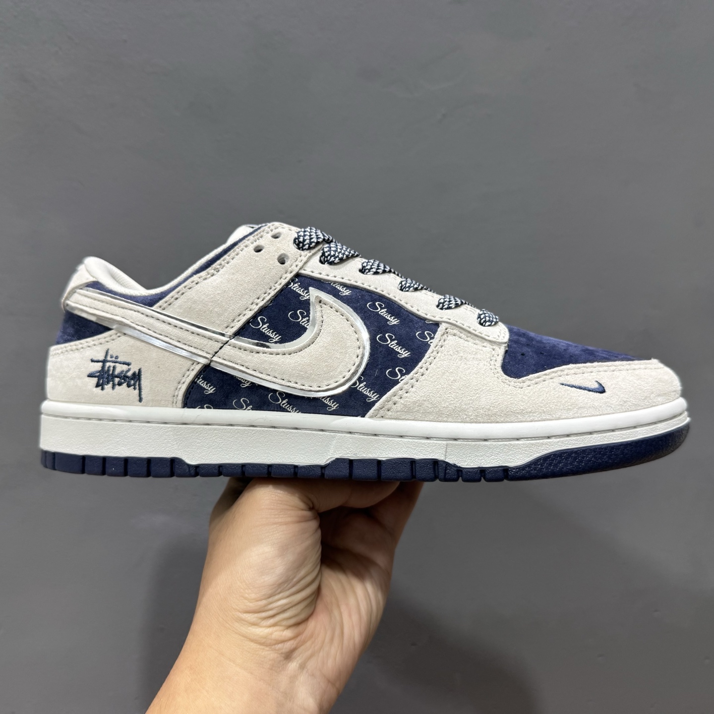 XC版 Nike SB Dunk Low x Stussy 斯图西联名-灰蓝 XX2025-528