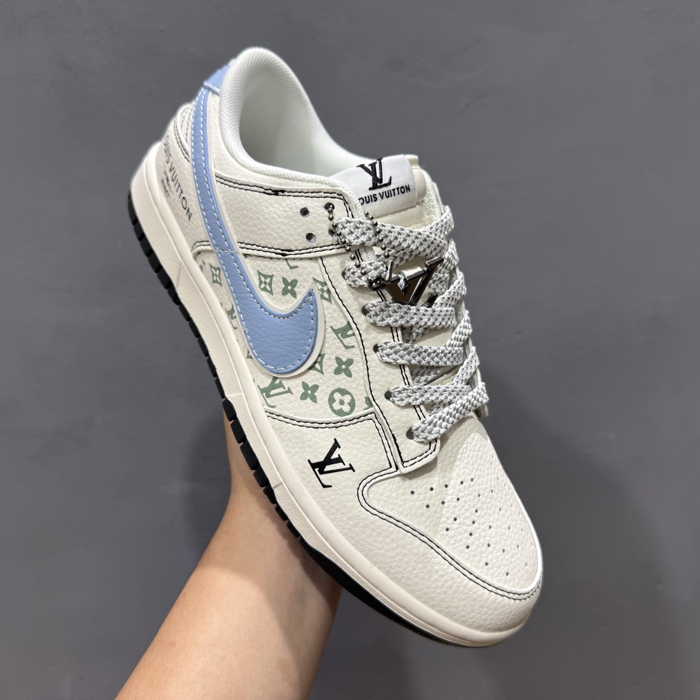 XC版 Nike SB Dunk Low x Louis Vuitton 白蓝 XX3168-143