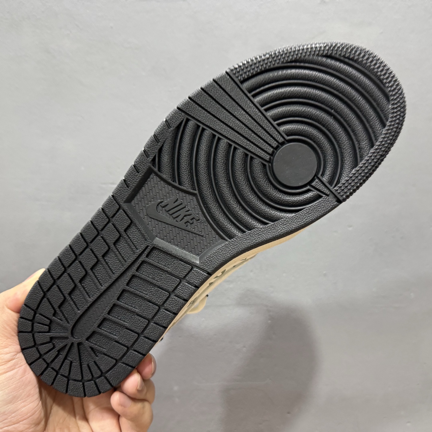 XC版 Travis Scott x Fragment Design x Air Jordan 1 Low SP AJ1 LV联名 黑牛仔抽绳 低帮文化休闲板鞋 YX5066-323