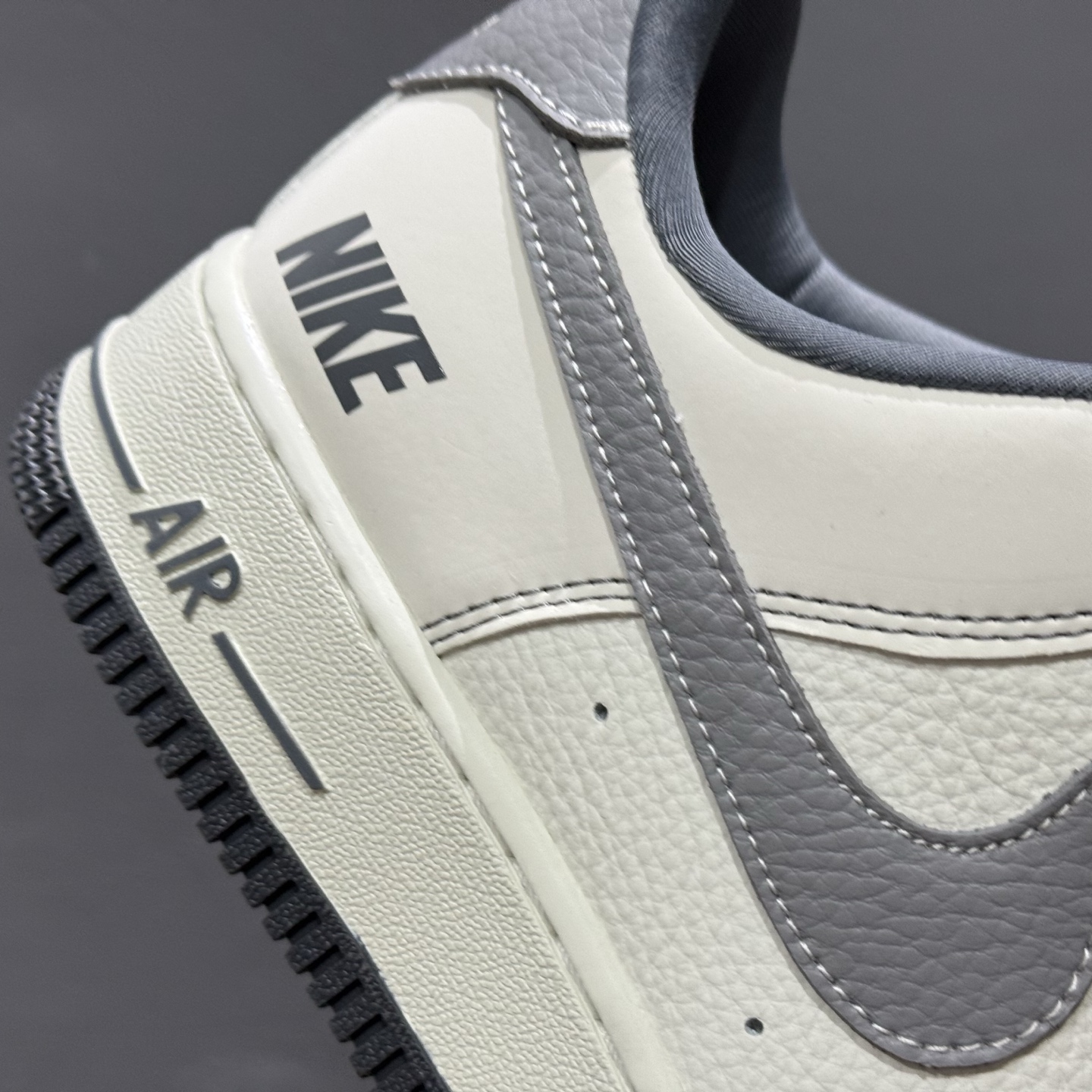 SC版 Nike Air Force 1 Low 07 白灰小钩 SC9207-534