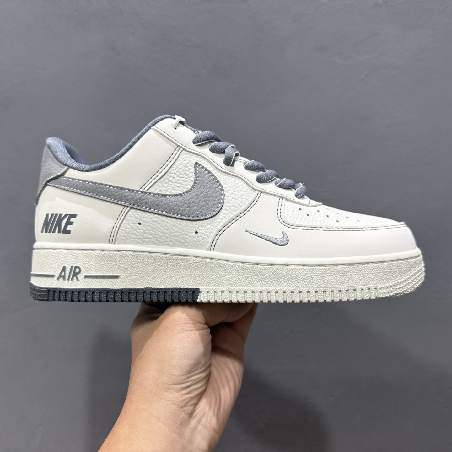 SC版 Nike Air Force 1 Low 07 白灰小钩 SC9207-534