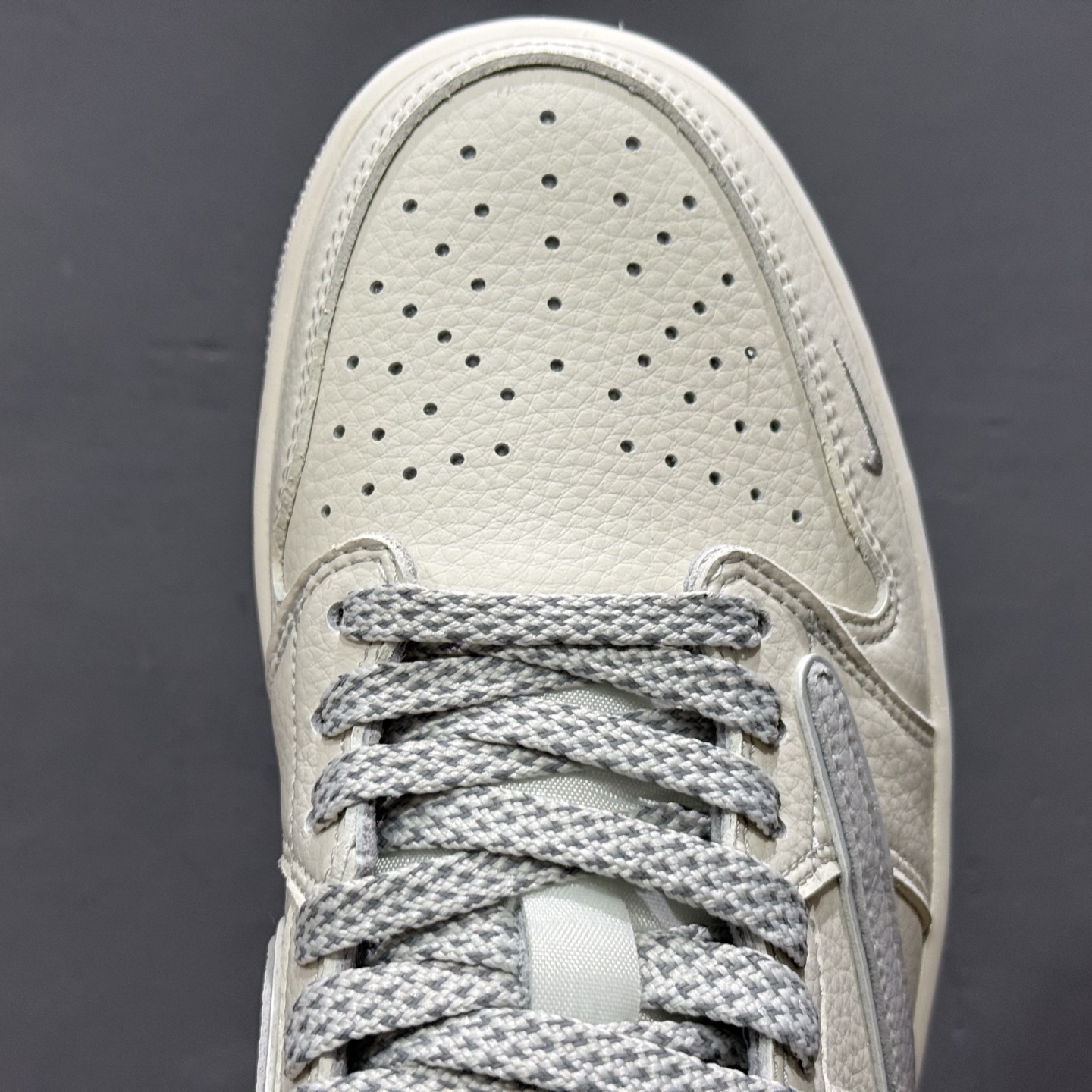 定制 Air Jordan 1 Low ow SP 米白灰 DH0223-332