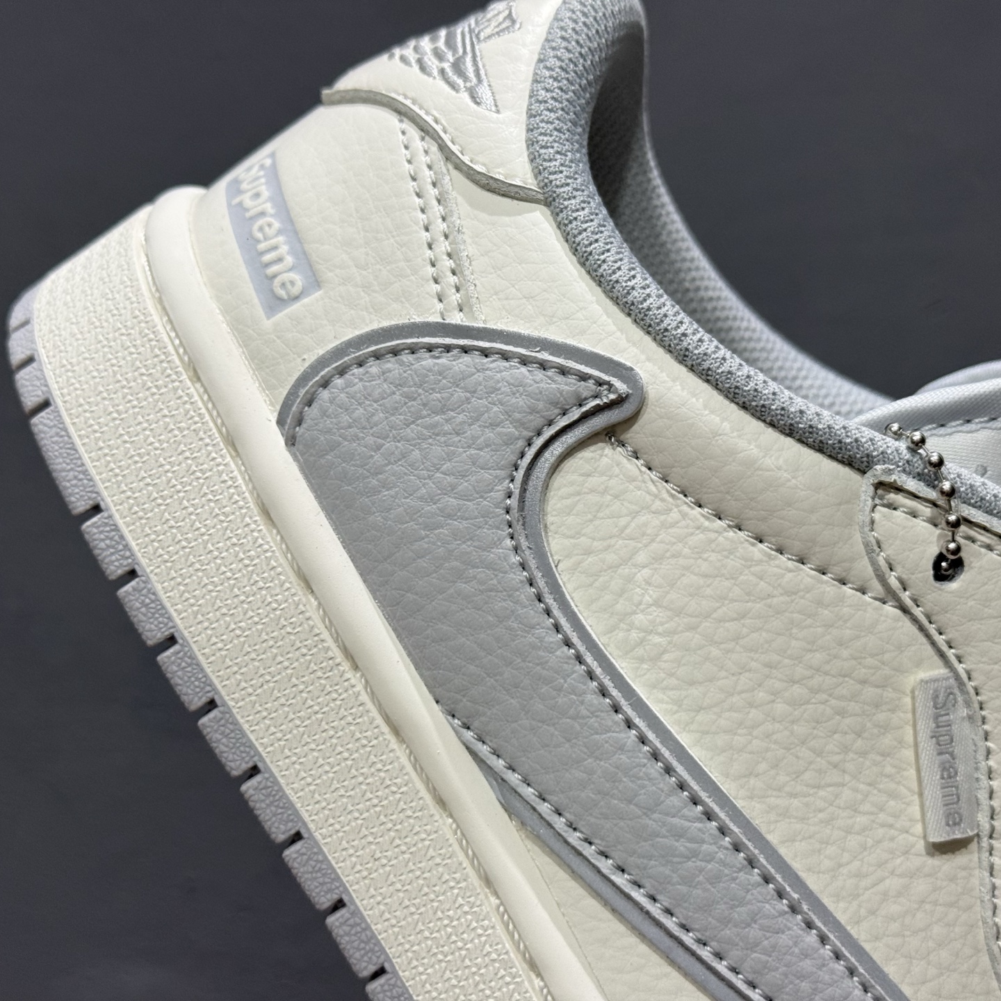 定制 Air Jordan 1 Low ow SP 米白灰 DH0223-332