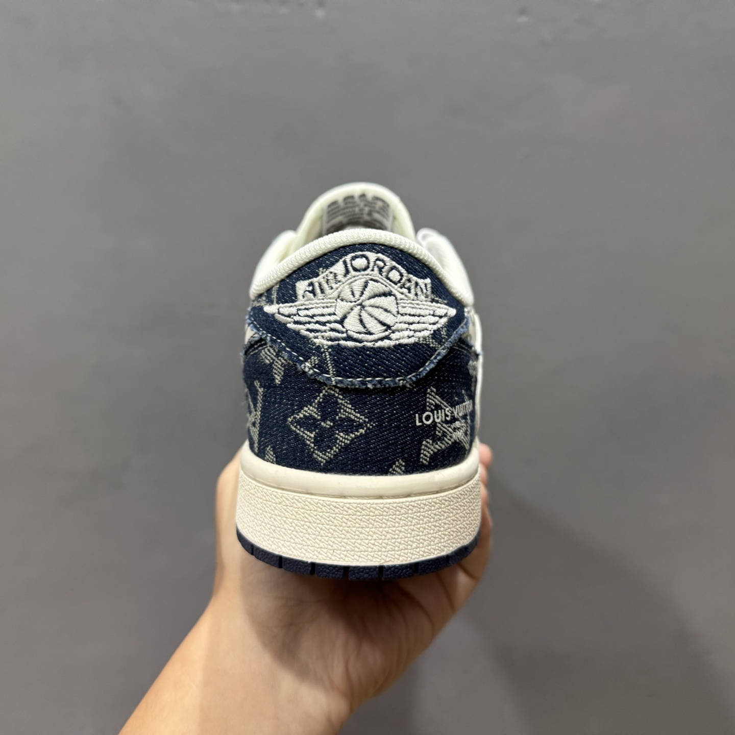 XC版 Travis Scott x Fragment Design x Air Jordan 1 Low SP AJ1 LV联名 蓝牛仔布 低帮文化休闲板鞋 YX5066-326