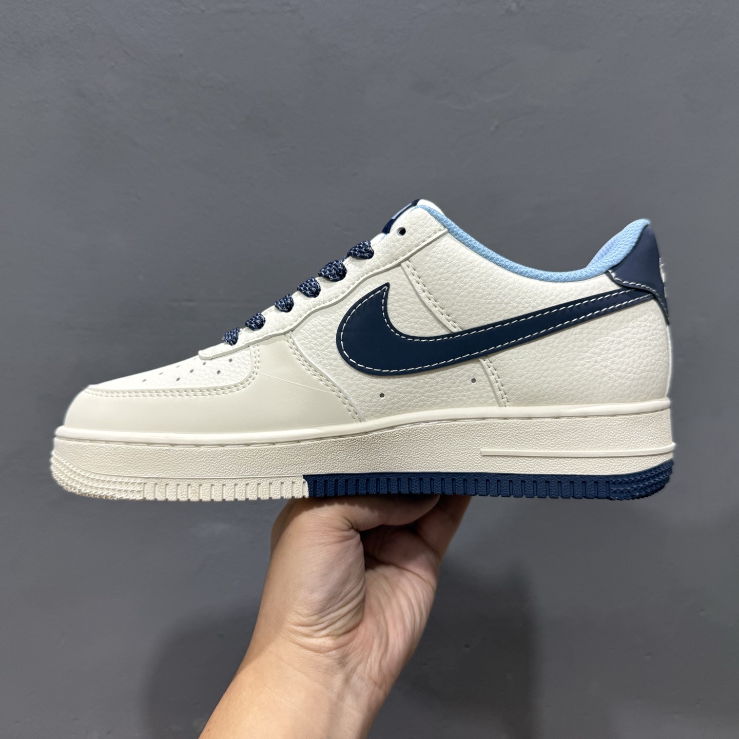 Nike Air Force 1'07 Supreme 联名 米白蓝 XS1958-565