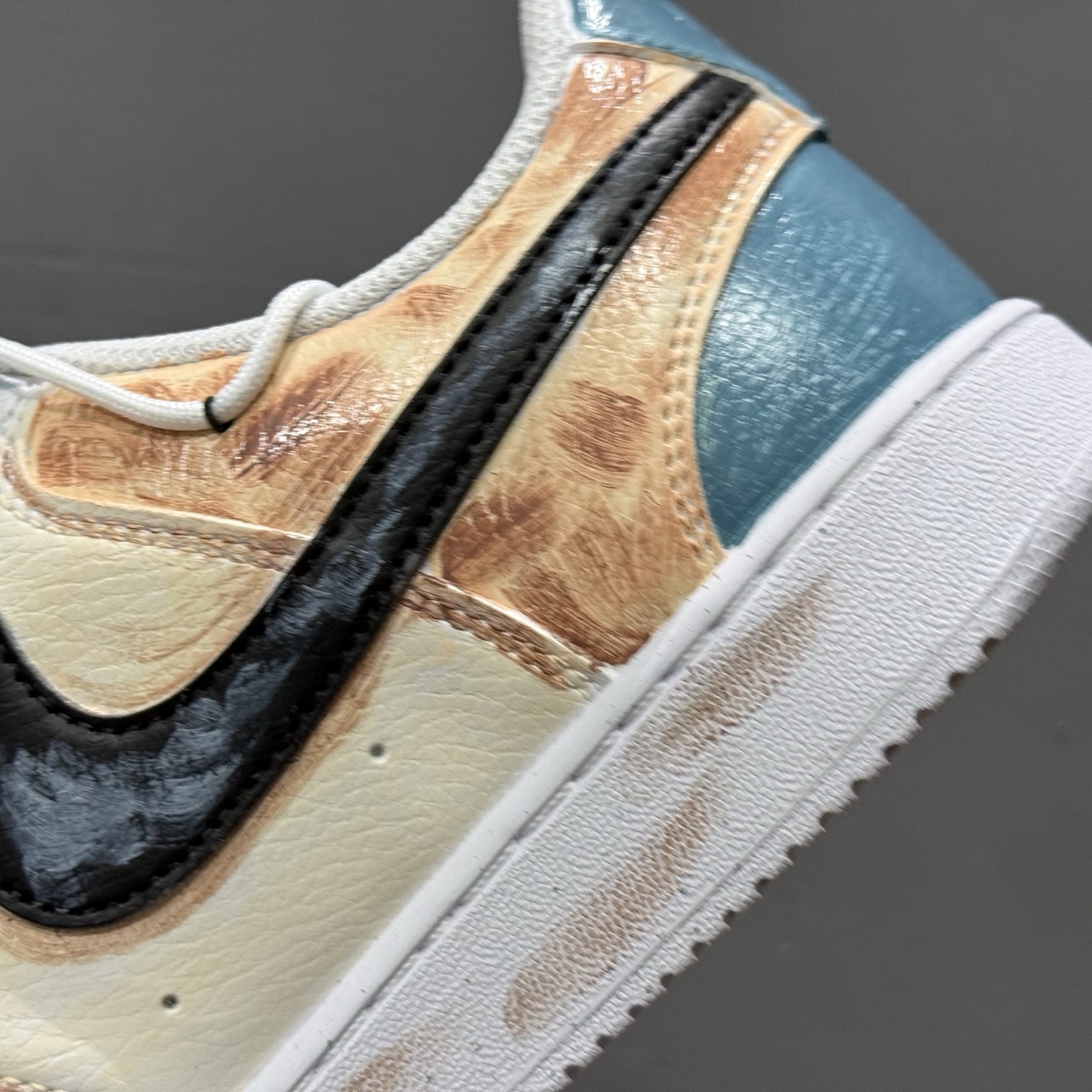 【定制球鞋】Nike Court Vision 街头涂鸦 蓝白色 DH2987-101
