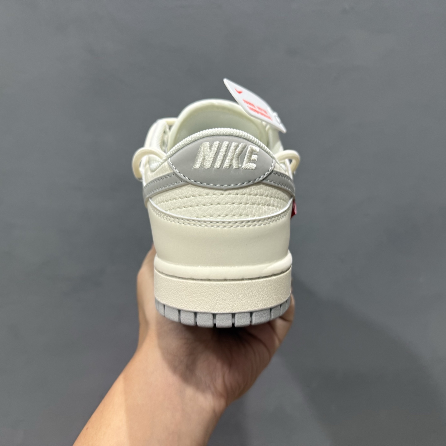 独家实拍Nike SB Dunk Low Sup系列 绑带米白灰勾 周年高端定制 低帮休闲板鞋 DM6868-091