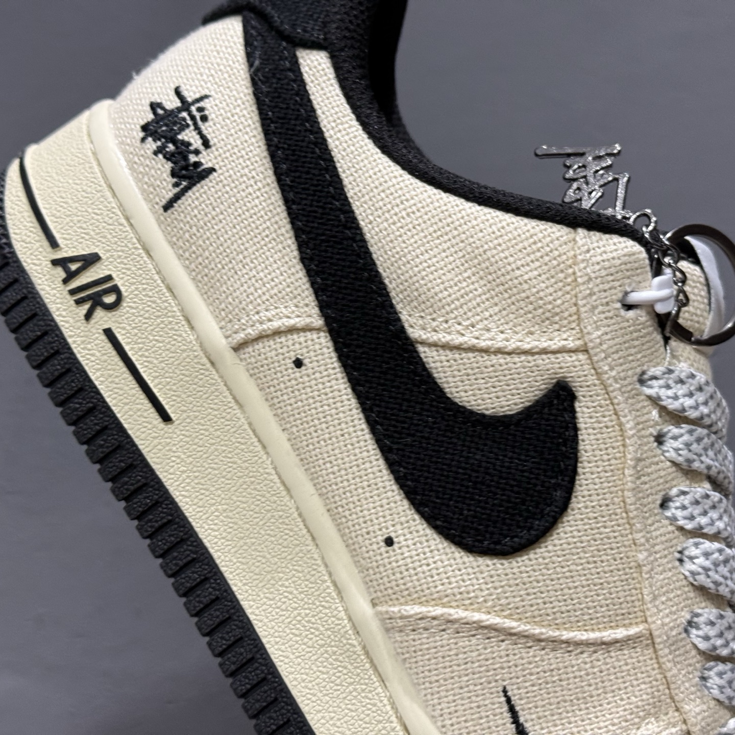 Nike Air Force 1'07 斯图西 联名 米白黑 XX3168-153