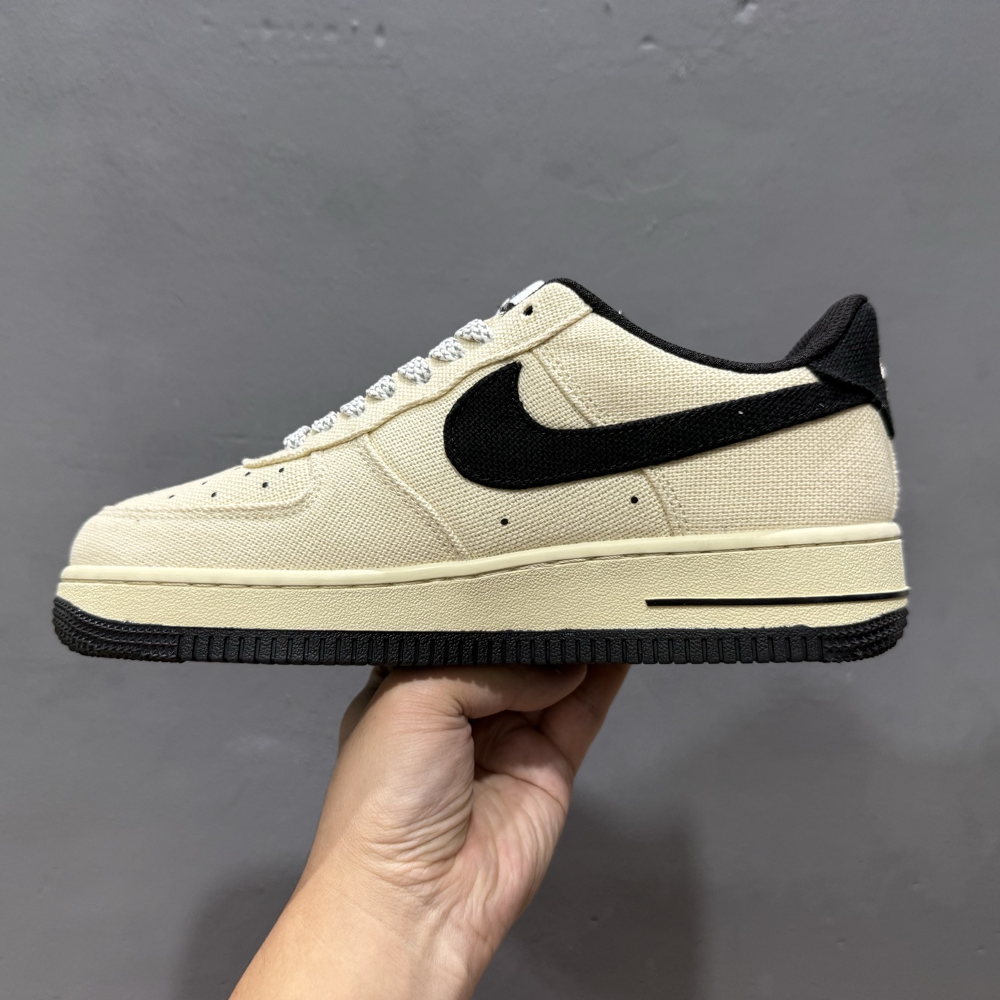 Nike Air Force 1'07 斯图西 联名 米白黑 XX3168-153