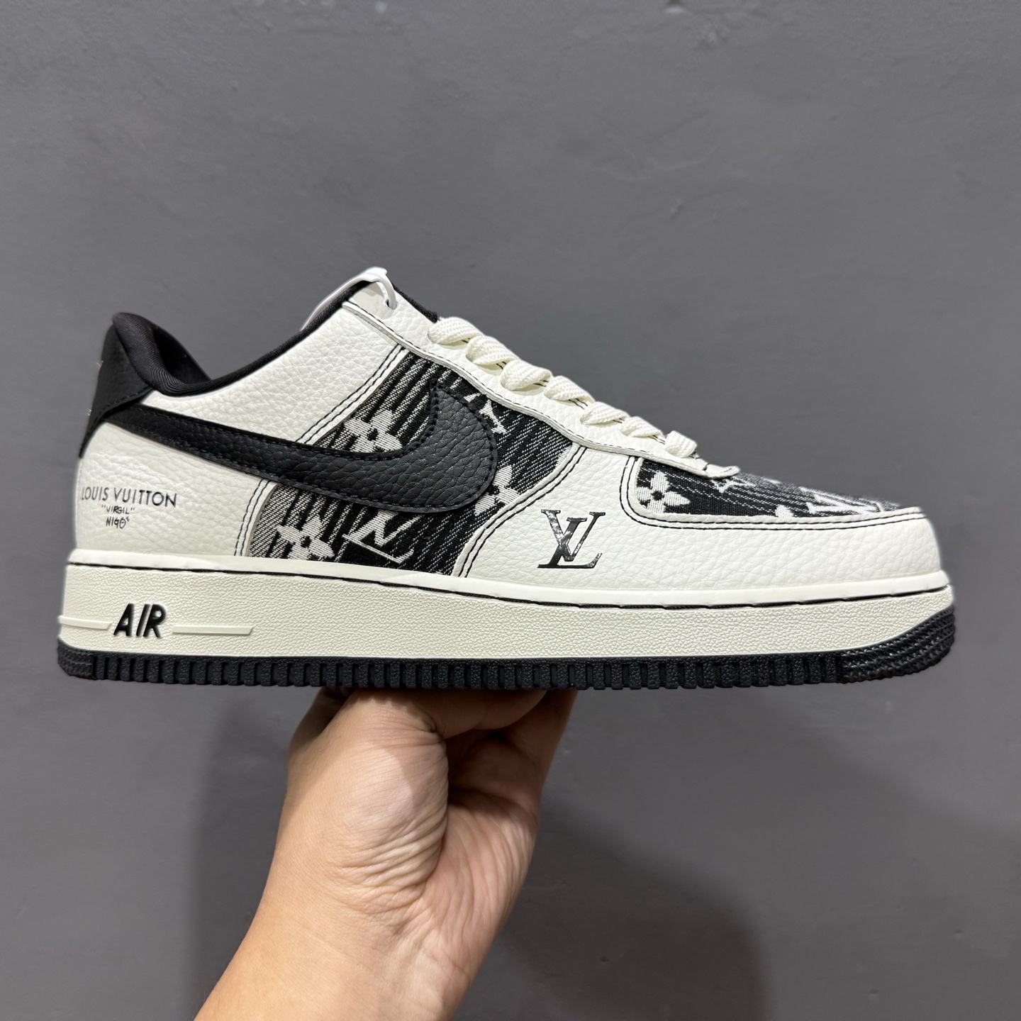 260 SC版 Nike Air Force 1 Low 07 x Louis Vuitton 白黑 BZ6808-103