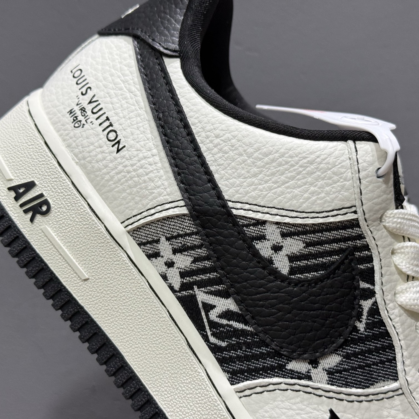 260 SC版 Nike Air Force 1 Low 07 x Louis Vuitton 白黑 BZ6808-103