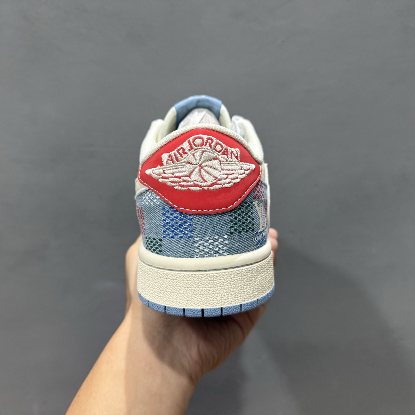 280 Travis Scott x Fragment Design x Air Jordan 1 Low OG SP AJ1 LV联名 五彩帆布 低帮文化休闲板鞋 FC1688-232