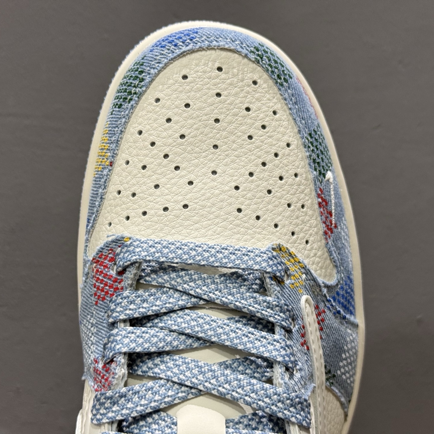 280 Travis Scott x Fragment Design x Air Jordan 1 Low OG SP AJ1 LV联名 五彩帆布 低帮文化休闲板鞋 FC1688-232