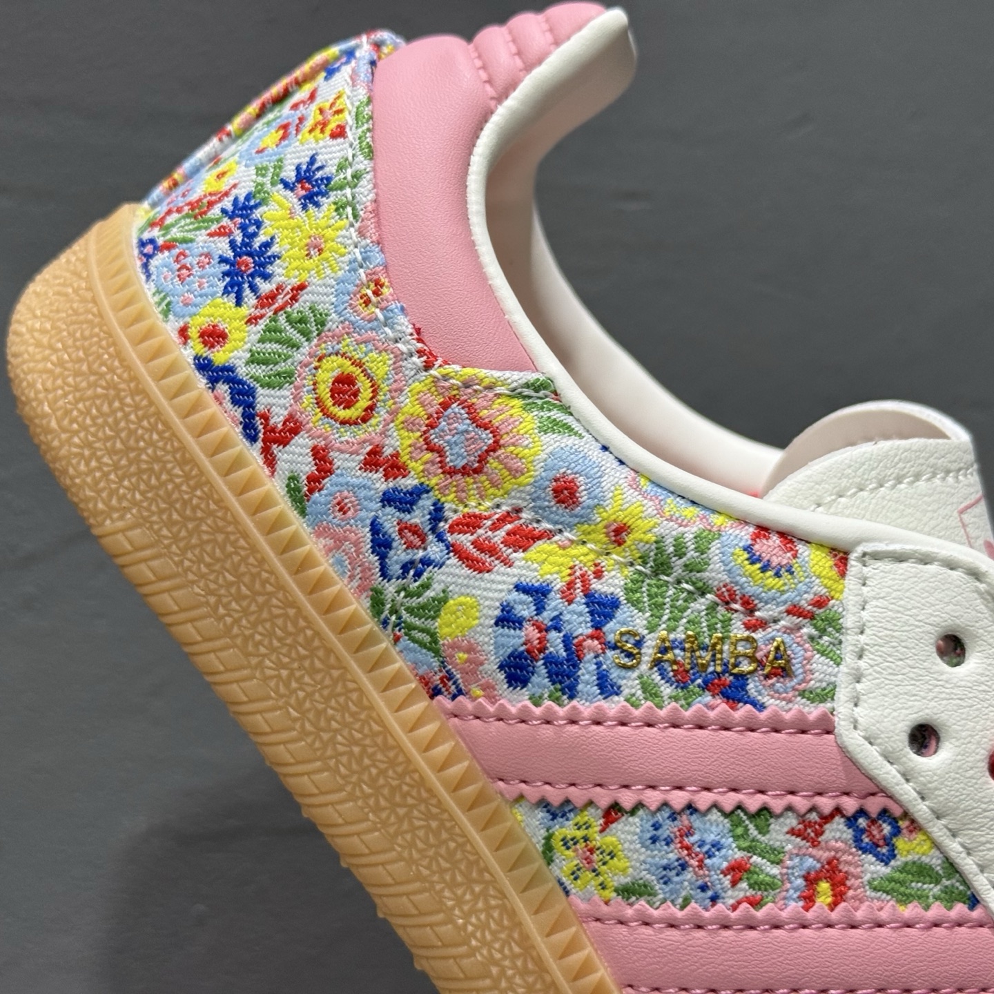 180 Adidas Originals Samba OG C 桑巴舞系列绅士德训足球风 花纹 百搭低帮休闲运动板鞋 JI0280