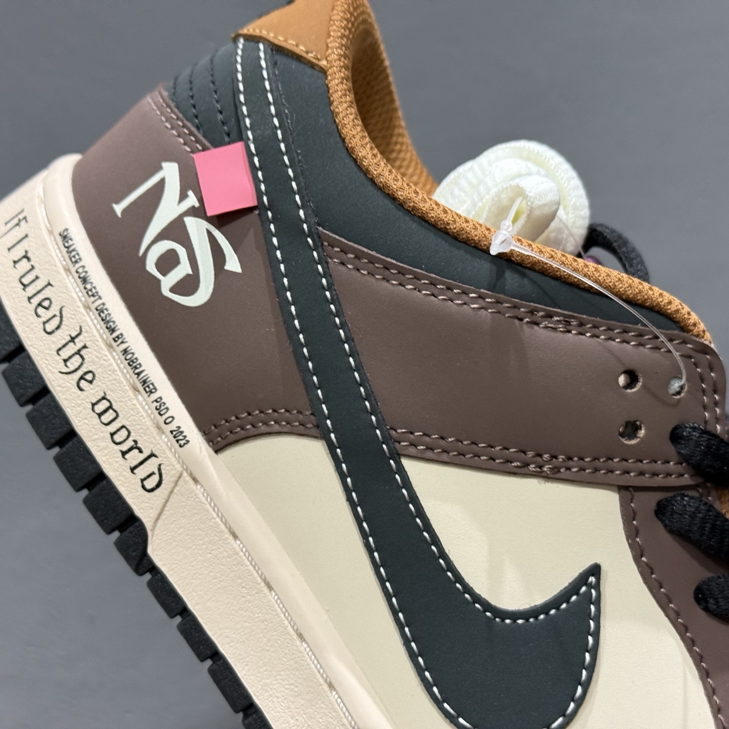 280 Nike SB Dunk Low 黑棕配色 低帮休闲运动滑板板鞋 MU0232-370